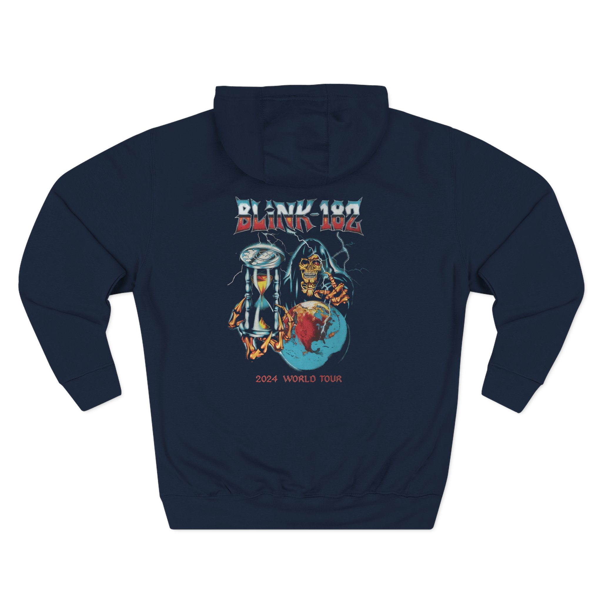 Blink 182 World Tour Three-Panel Fleece Hoodie