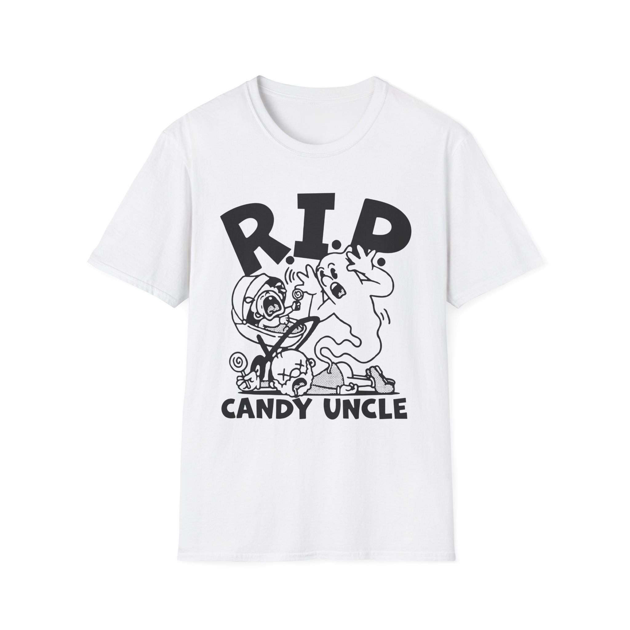Distractible Candy Uncle Unisex Softstyle T-Shirt