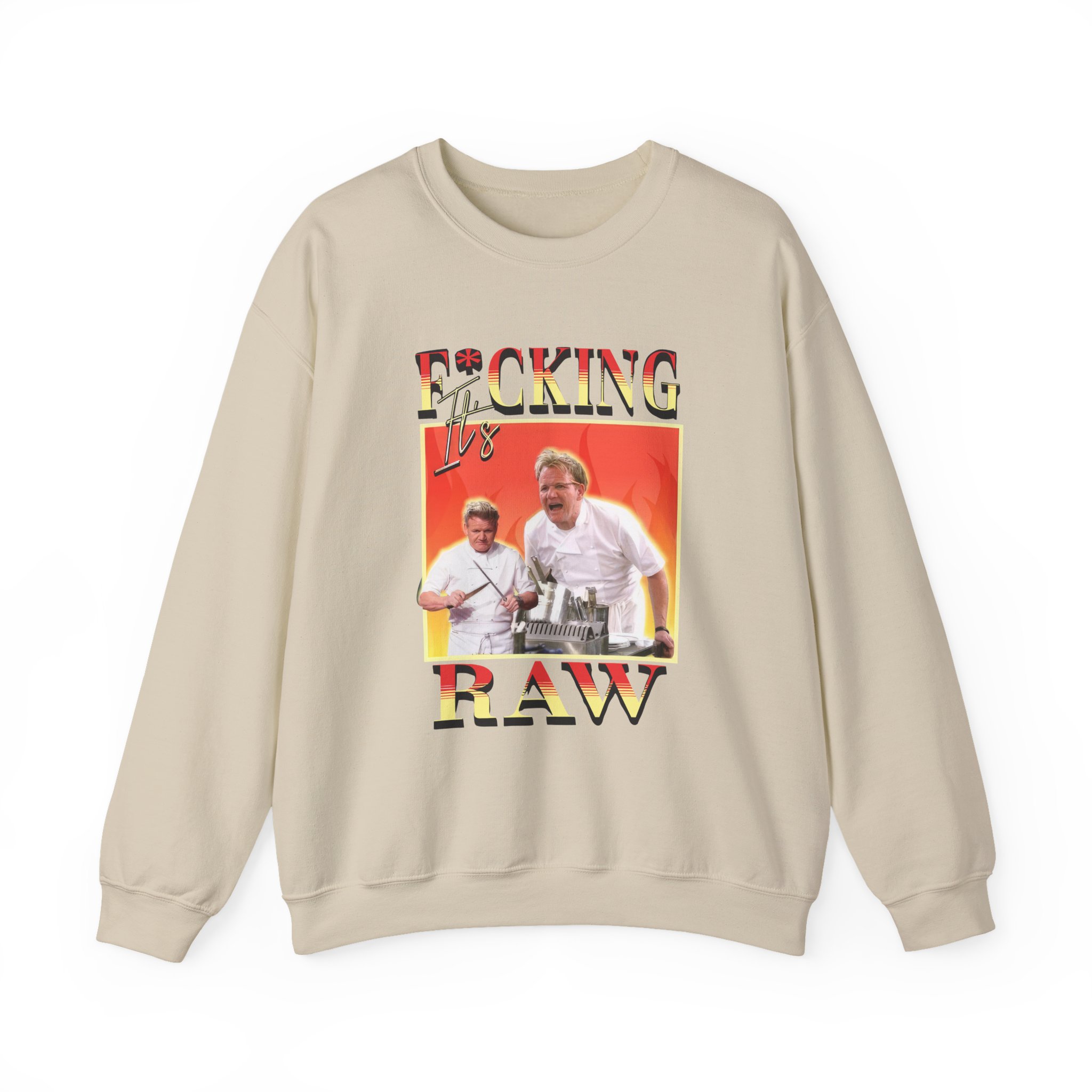 Gordon Ramsay It's F*cking Raw Unisex Heavy Blendâ„¢ Crewneck Sweatshirt