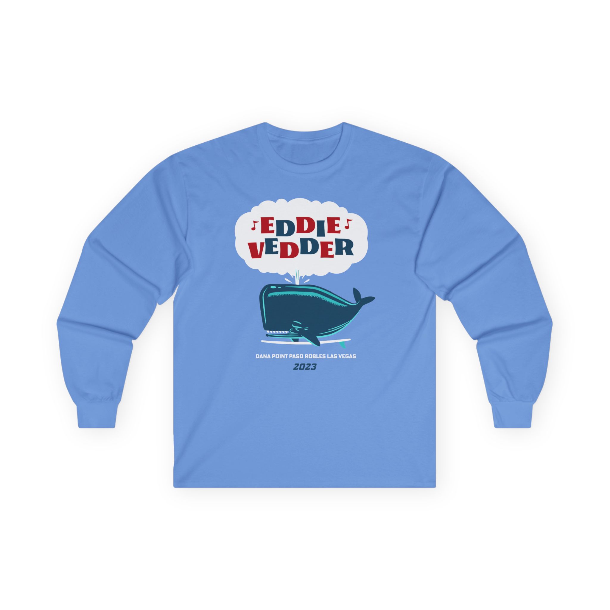 Eddie Vedder Whale Unisex Ultra Cotton Long Sleeve Tee
