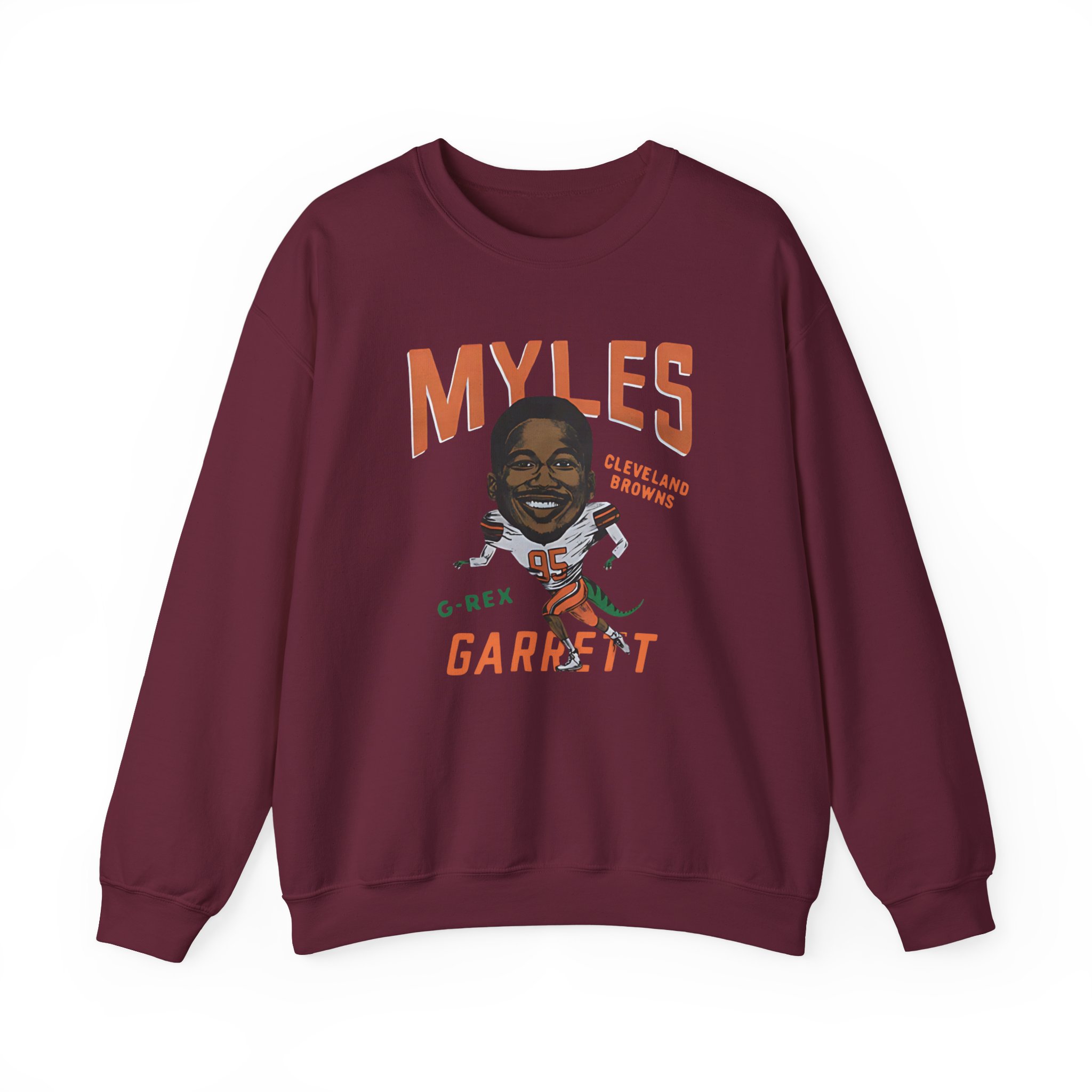 Myles Garrett Cleveland Browns Unisex Heavy Blendâ„¢ Crewneck Sweatshirt