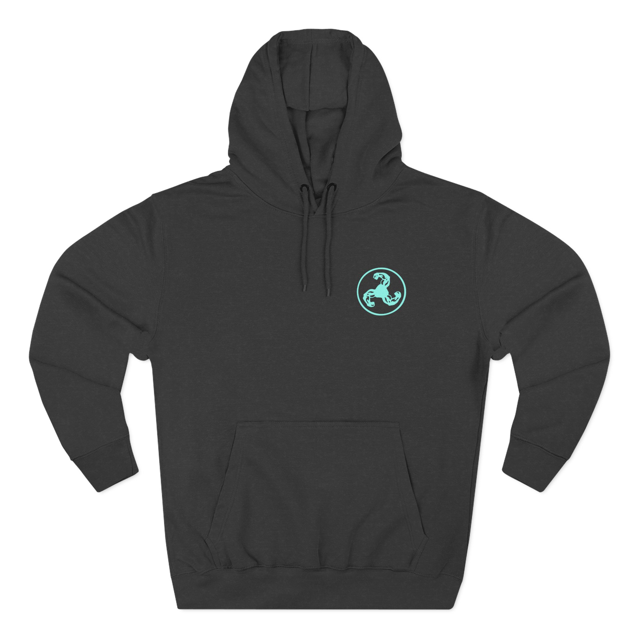Bicep Logo Three-Panel Fleece Hoodie