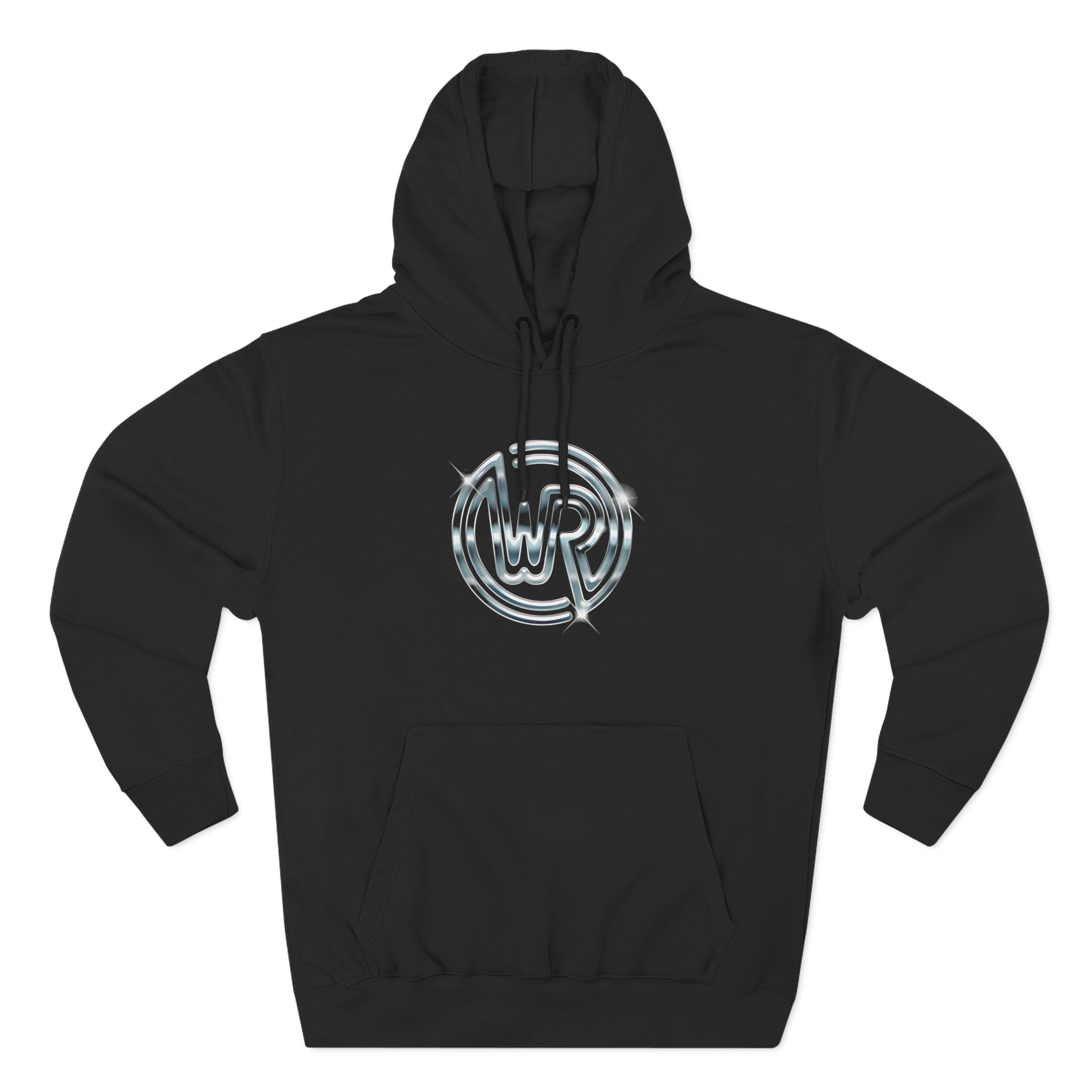 White Reaper Chrome Logo Three-Panel Fleece Hoodie