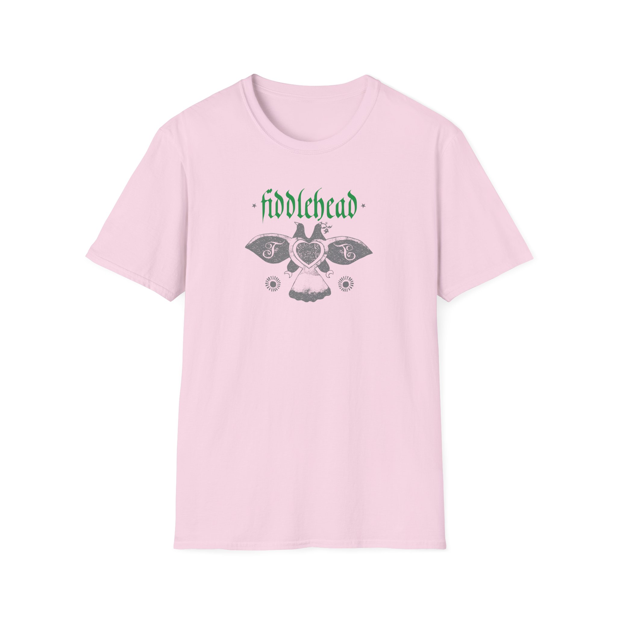 Fiddlehead Dove Unisex Softstyle T-Shirt