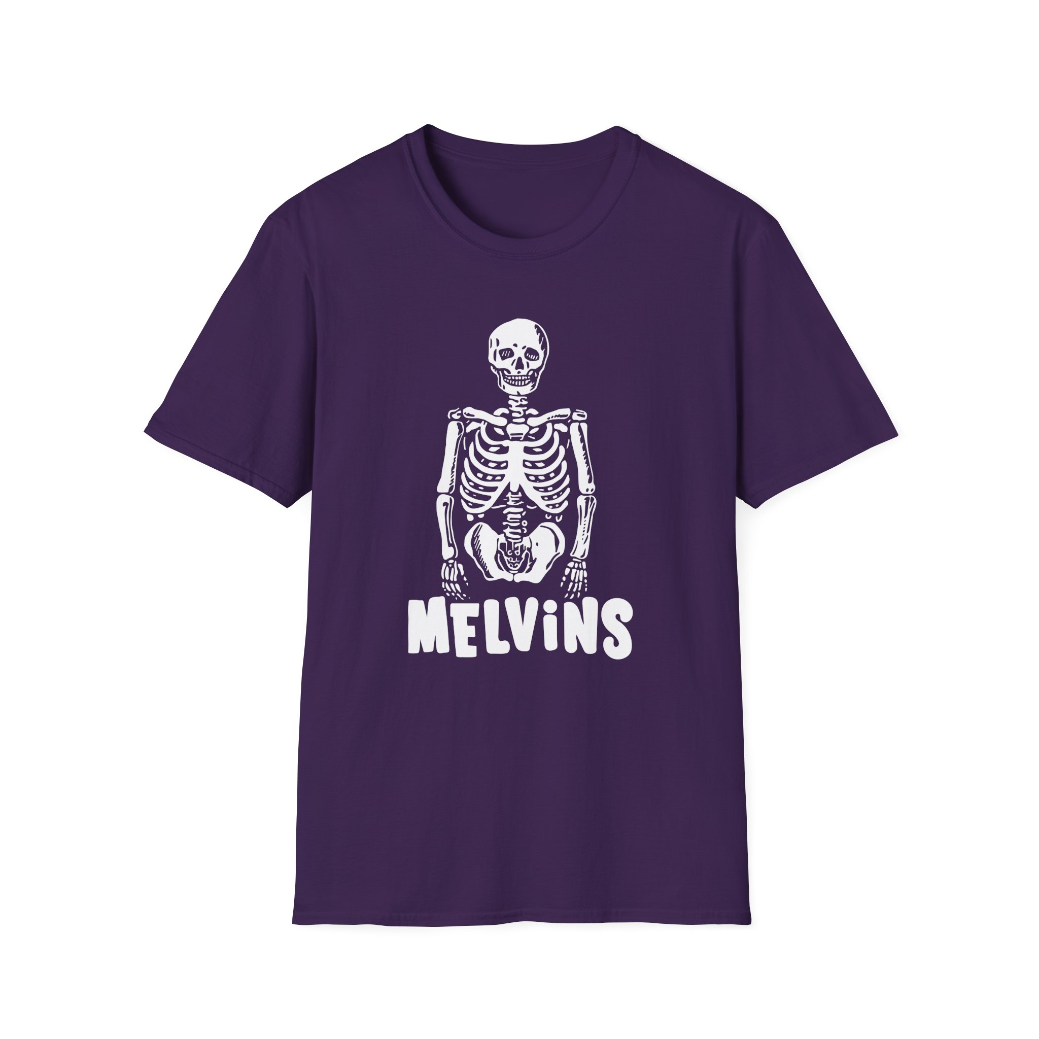 Melvins Skeleton Logo Unisex Softstyle T-Shirt