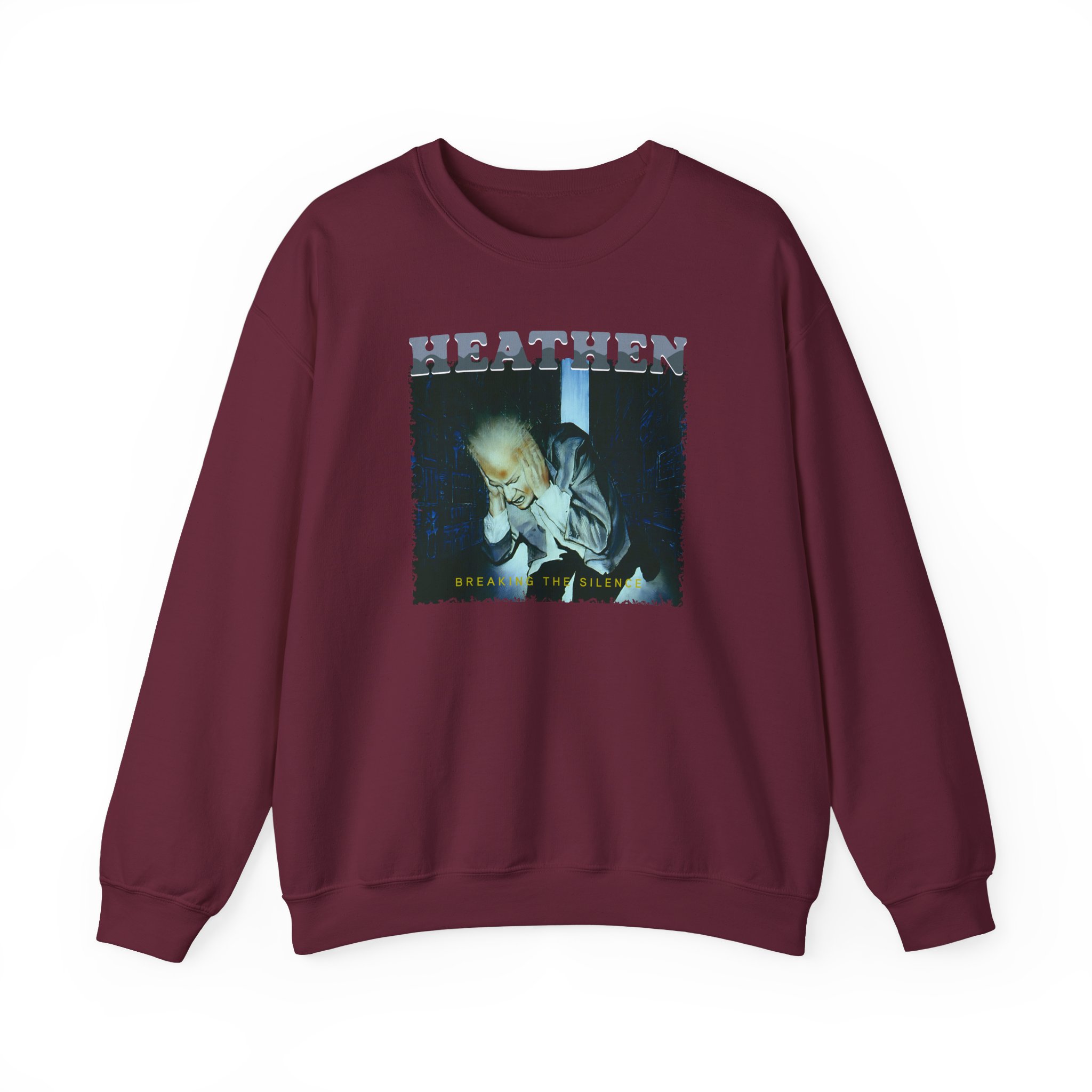 Heathen Breaking The Silence Unisex Heavy Blendâ„¢ Crewneck Sweatshirt