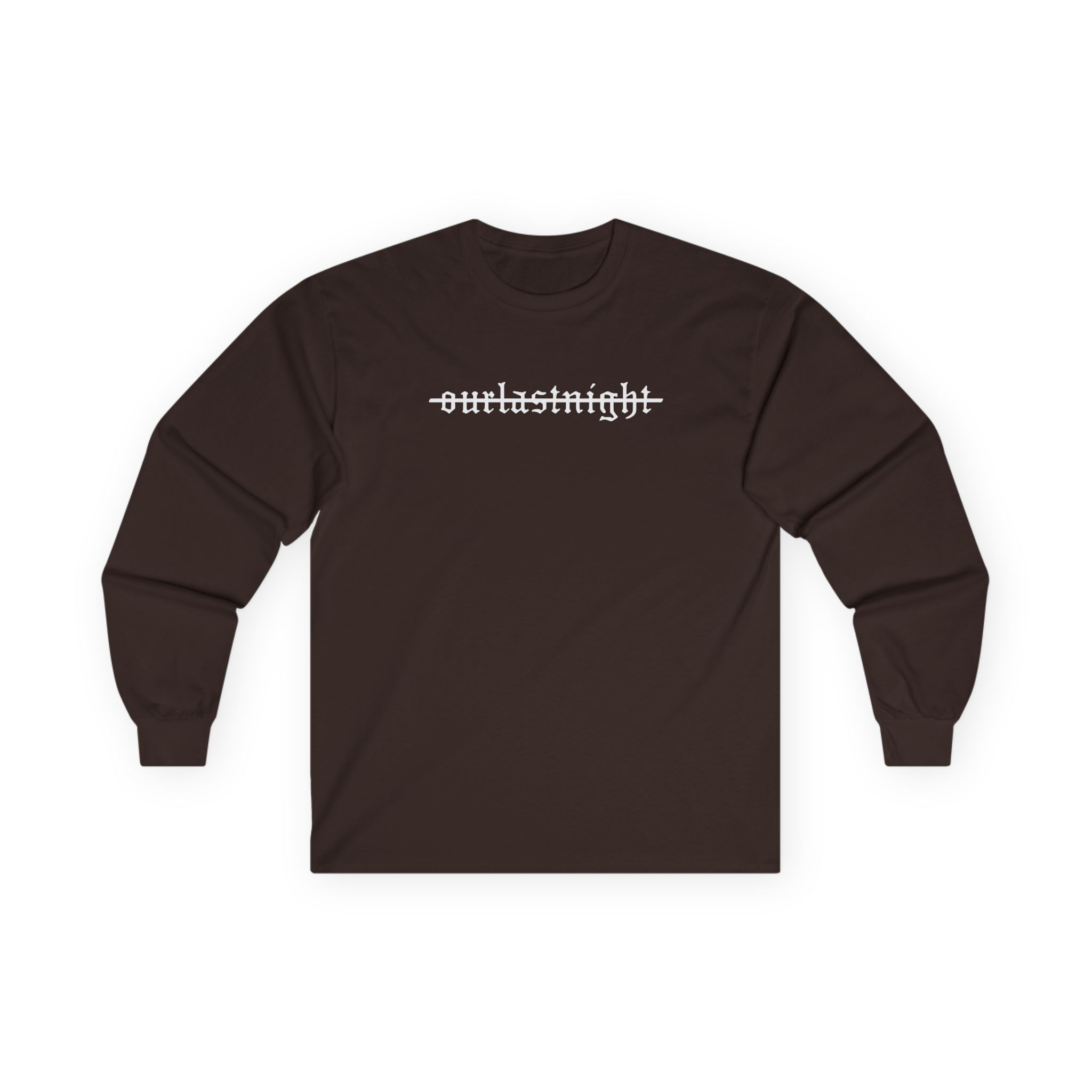 Our Last Night Logo Embroidery Unisex Ultra Cotton Long Sleeve Tee
