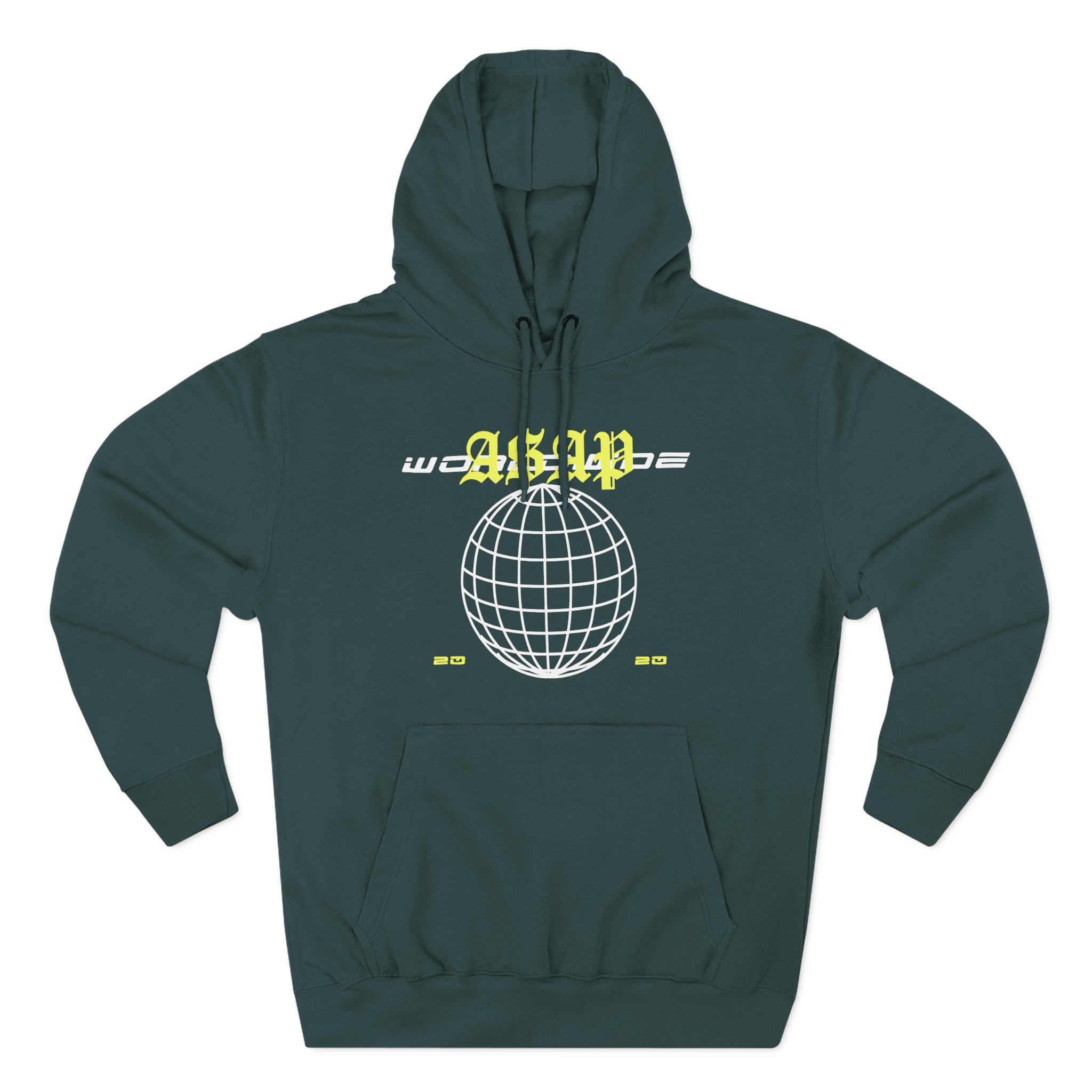 Asap Mob Worldwide Three-Panel Fleece Hoodie