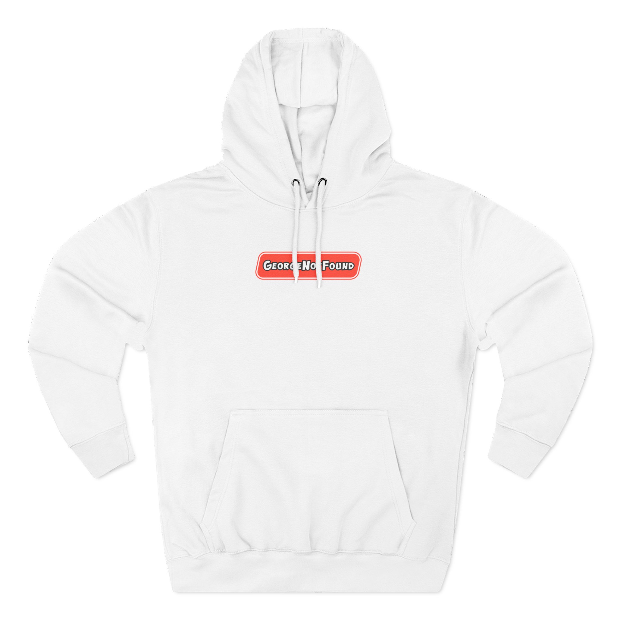 Georgenotfound Logo Three-Panel Fleece Hoodie