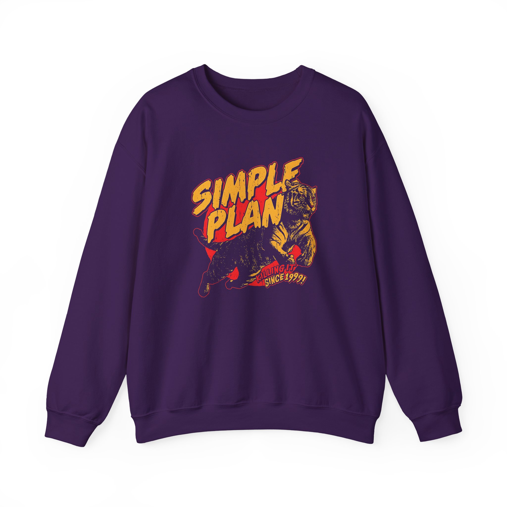 Simple Plan Tiger 1999 Unisex Heavy Blendâ„¢ Crewneck Sweatshirt