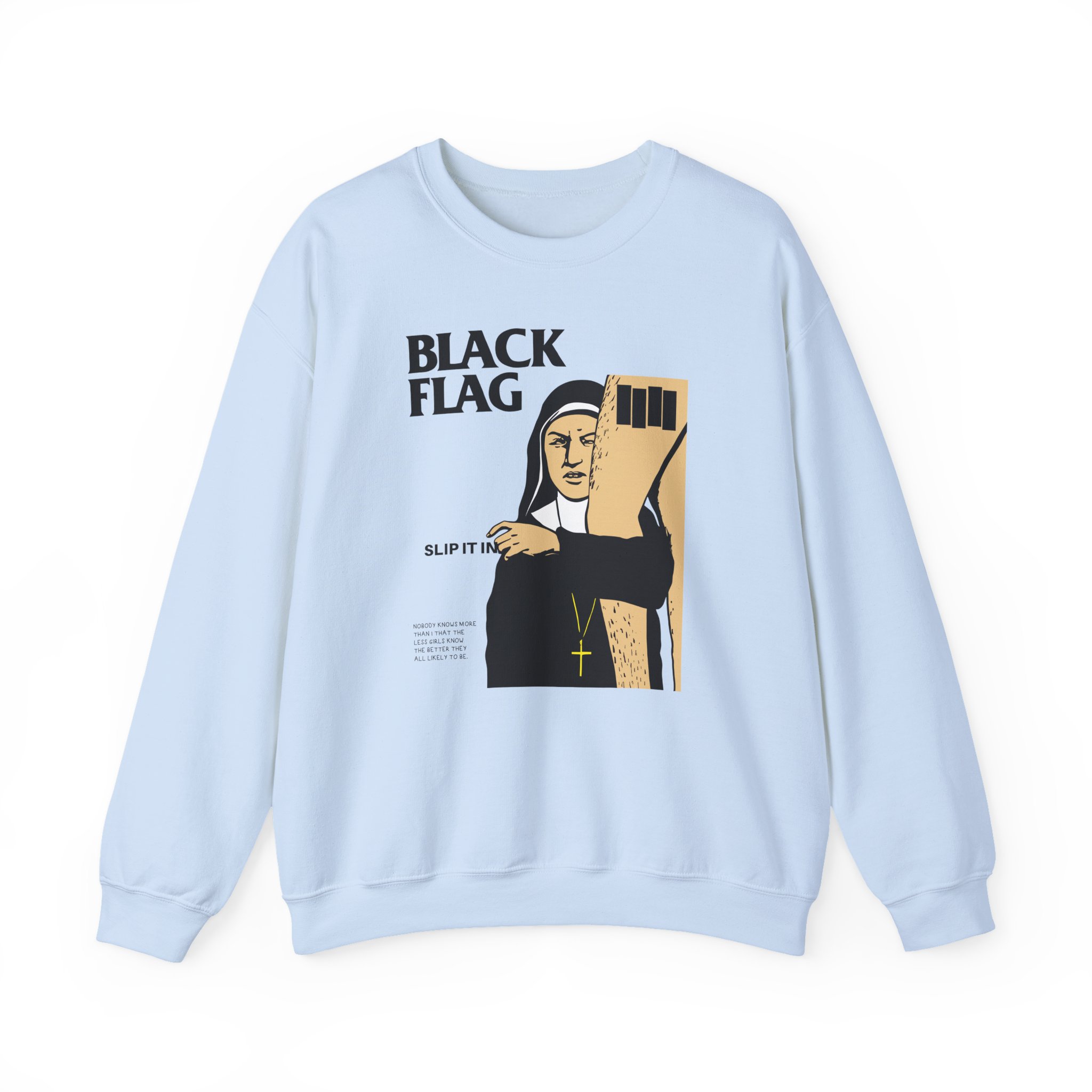 Black Flag Slip It in Unisex Heavy Blendâ„¢ Crewneck Sweatshirt