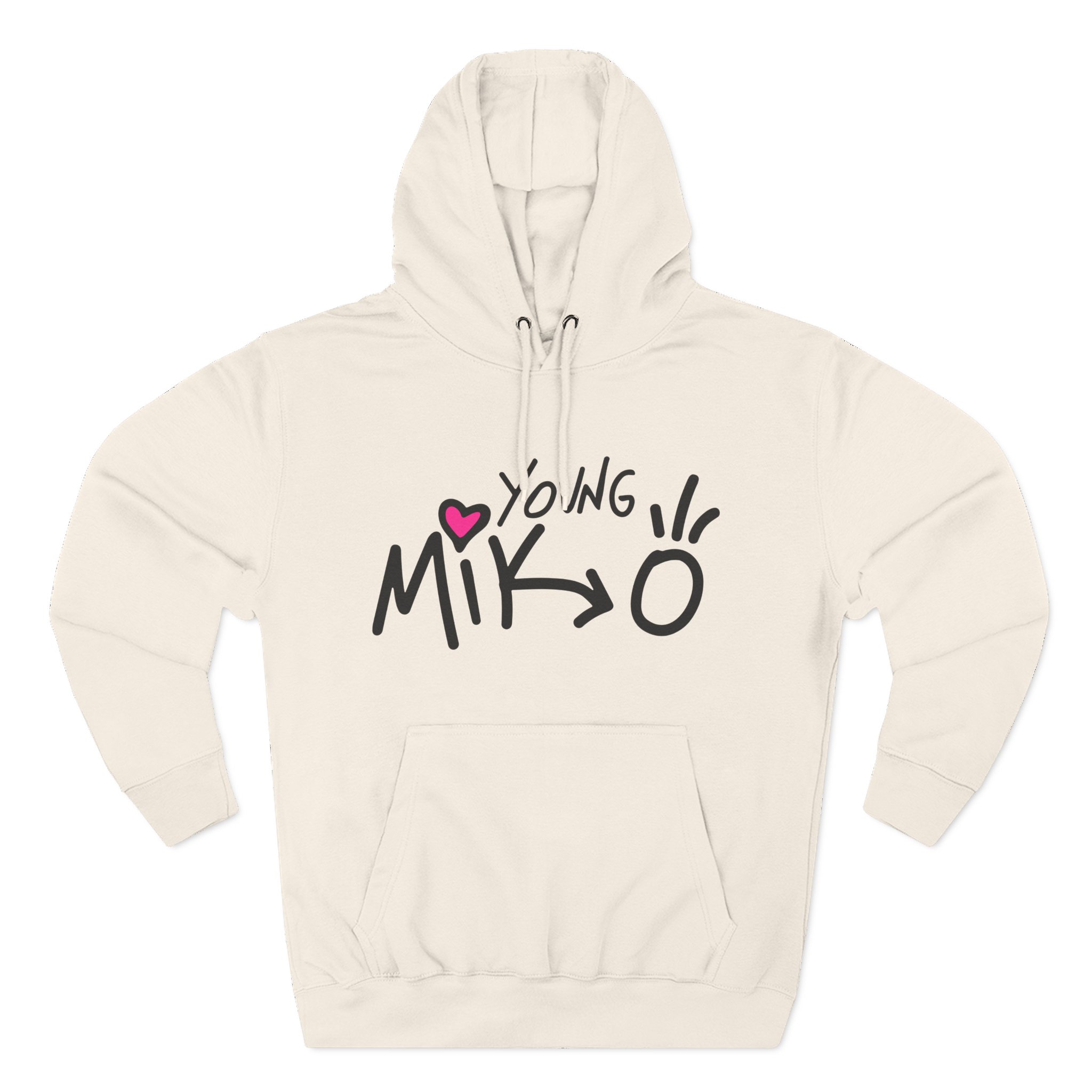 Young Miko Three-Panel Fleece Hoodie