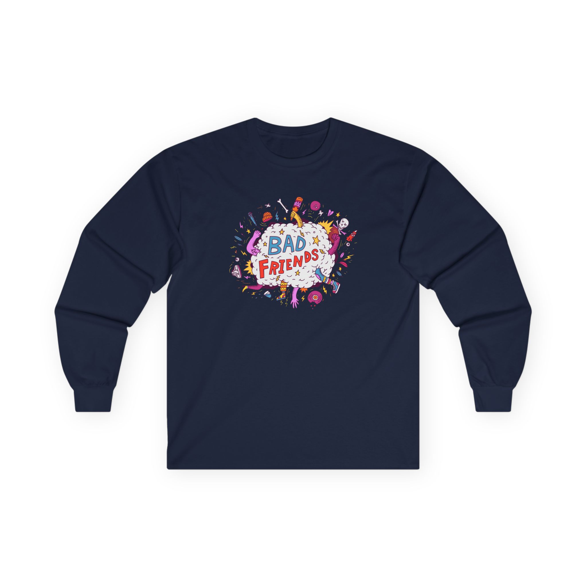 Bad Friends Fight Cloud Unisex Ultra Cotton Long Sleeve Tee