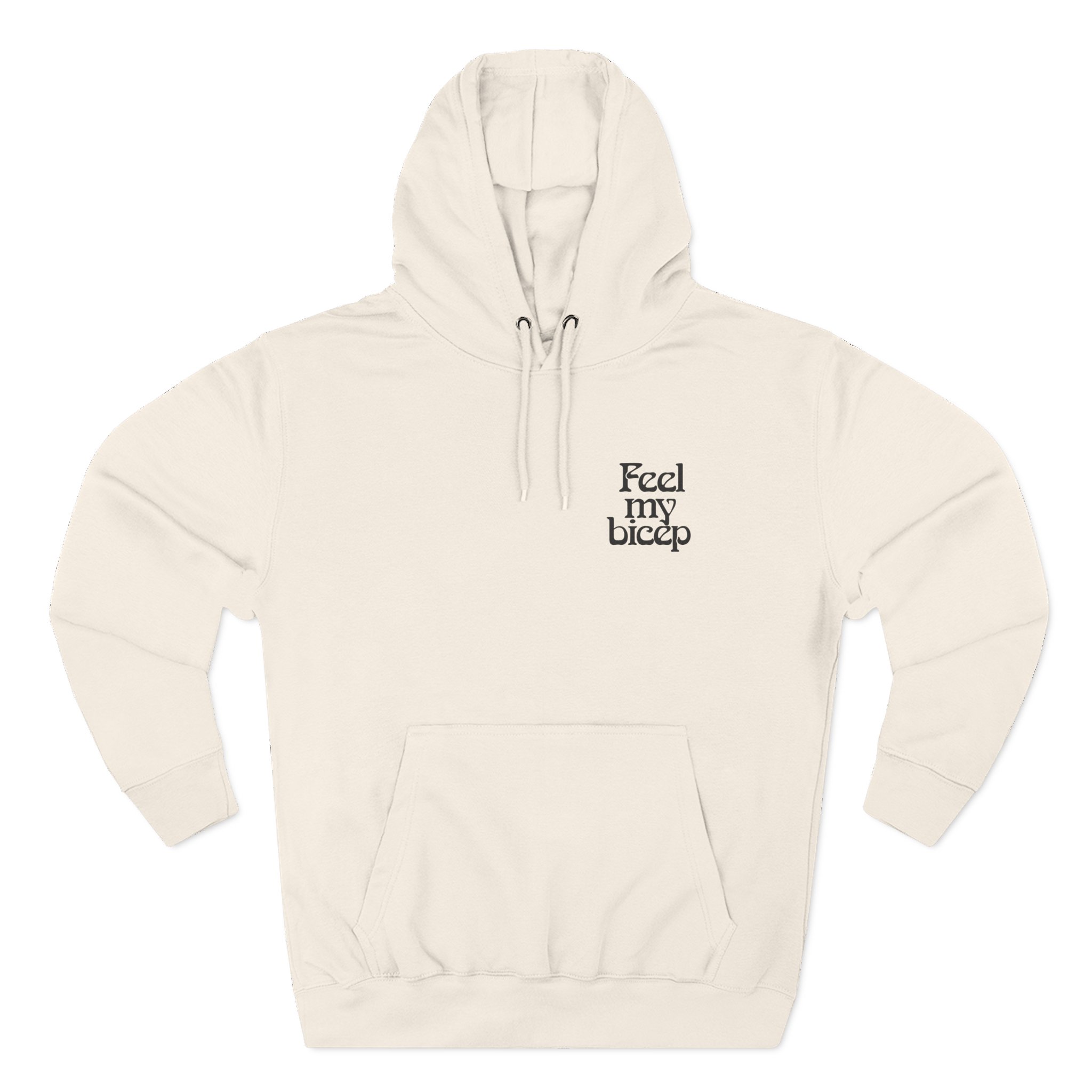 Bicep Feel My Three-Panel Fleece Hoodie