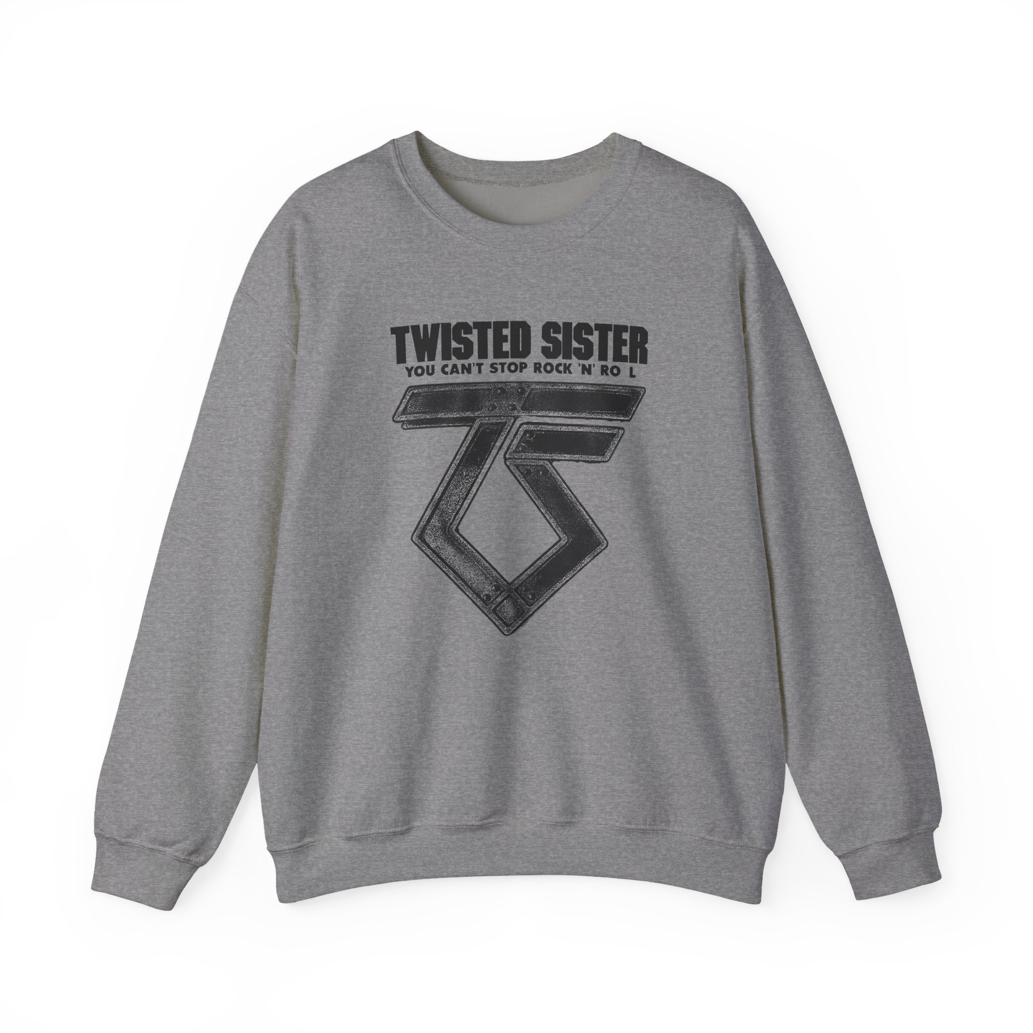 Can't Stop Rock 'n' Roll Twisted Sister Unisex Heavy Blendâ„¢ Crewneck Sweatshirt