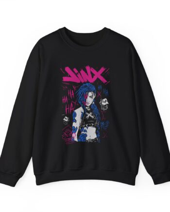 Jinx Arcane Art Unisex Heavy Blend™ Crewneck Sweatshirt