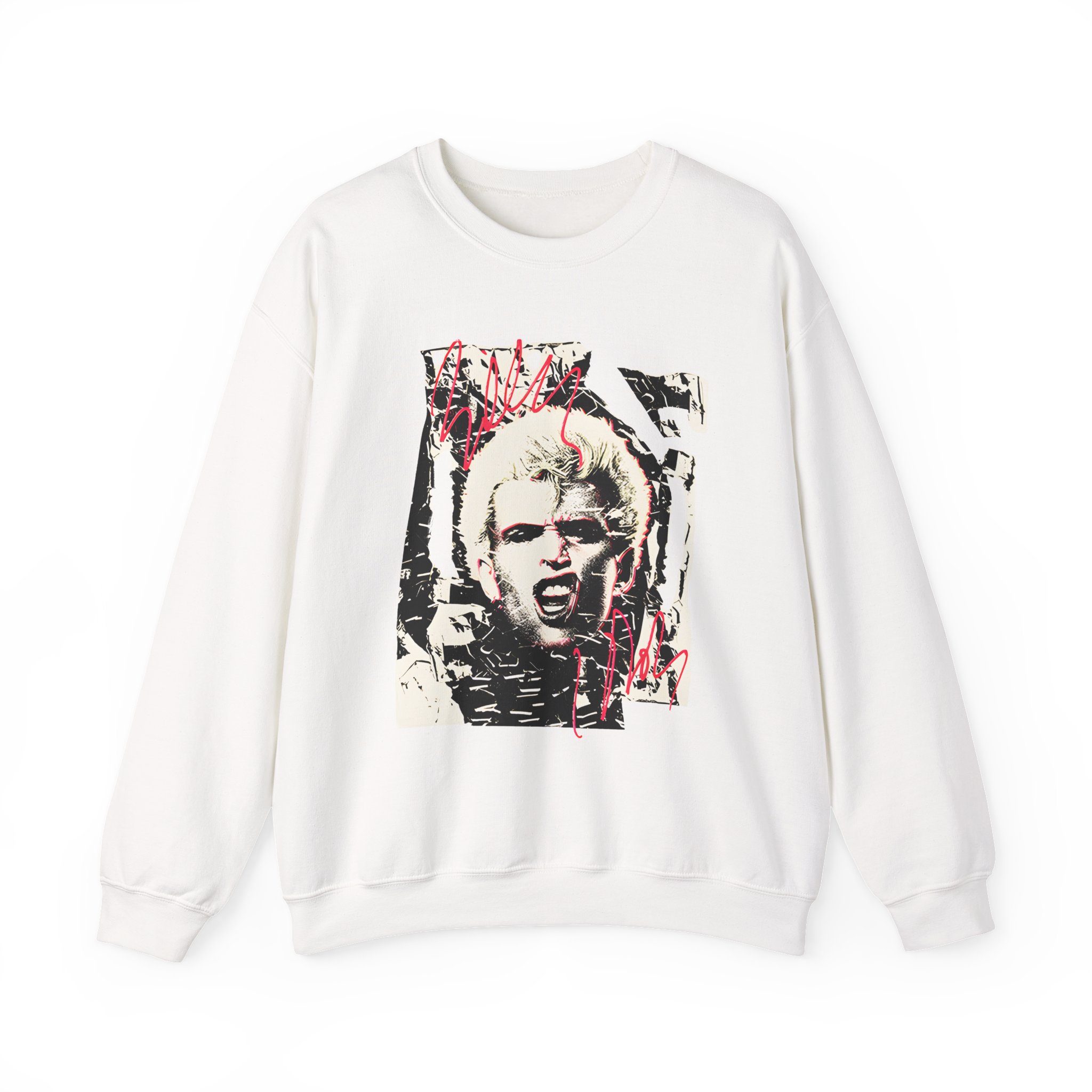 Billy Idol Shattered Photo Unisex Heavy Blendâ„¢ Crewneck Sweatshirt