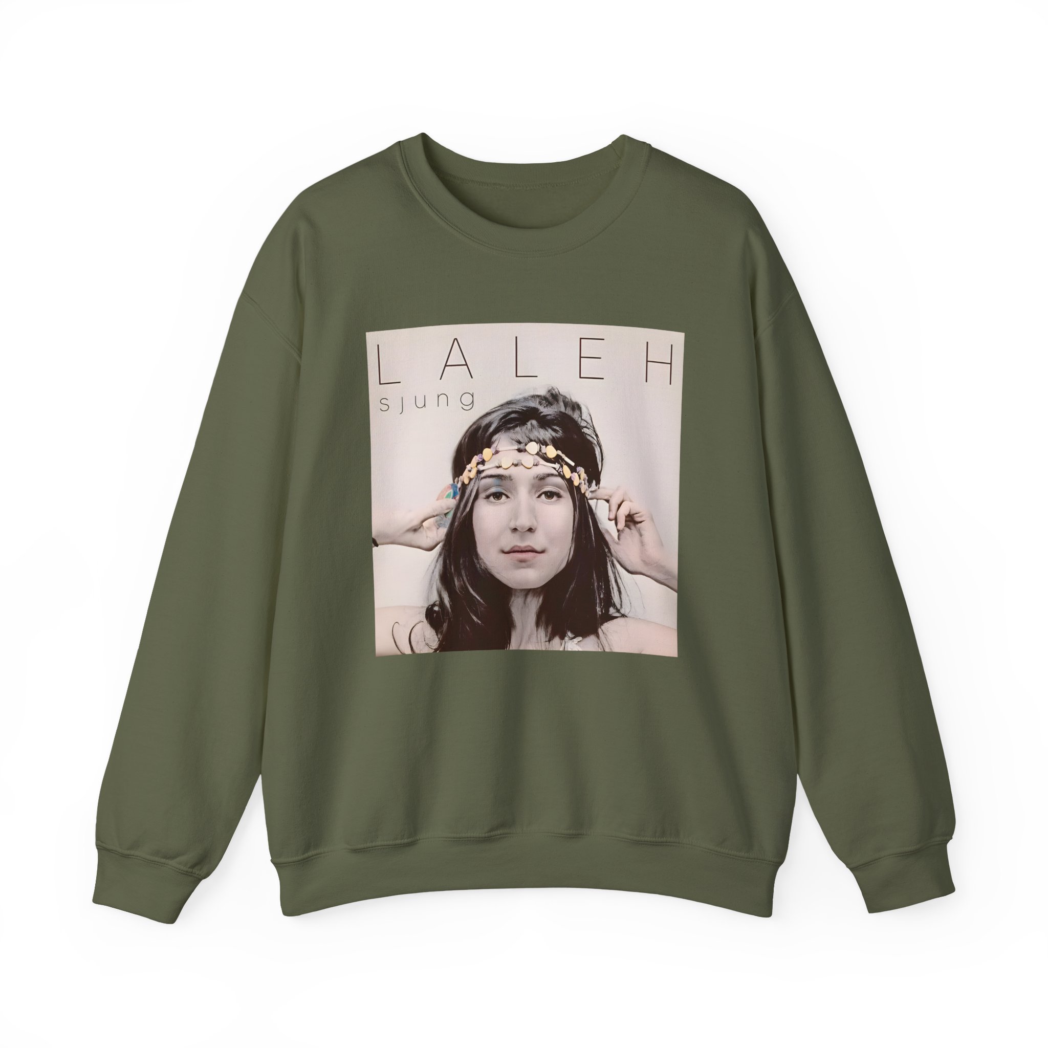 Laleh Sjung Album Cover Unisex Heavy Blendâ„¢ Crewneck Sweatshirt