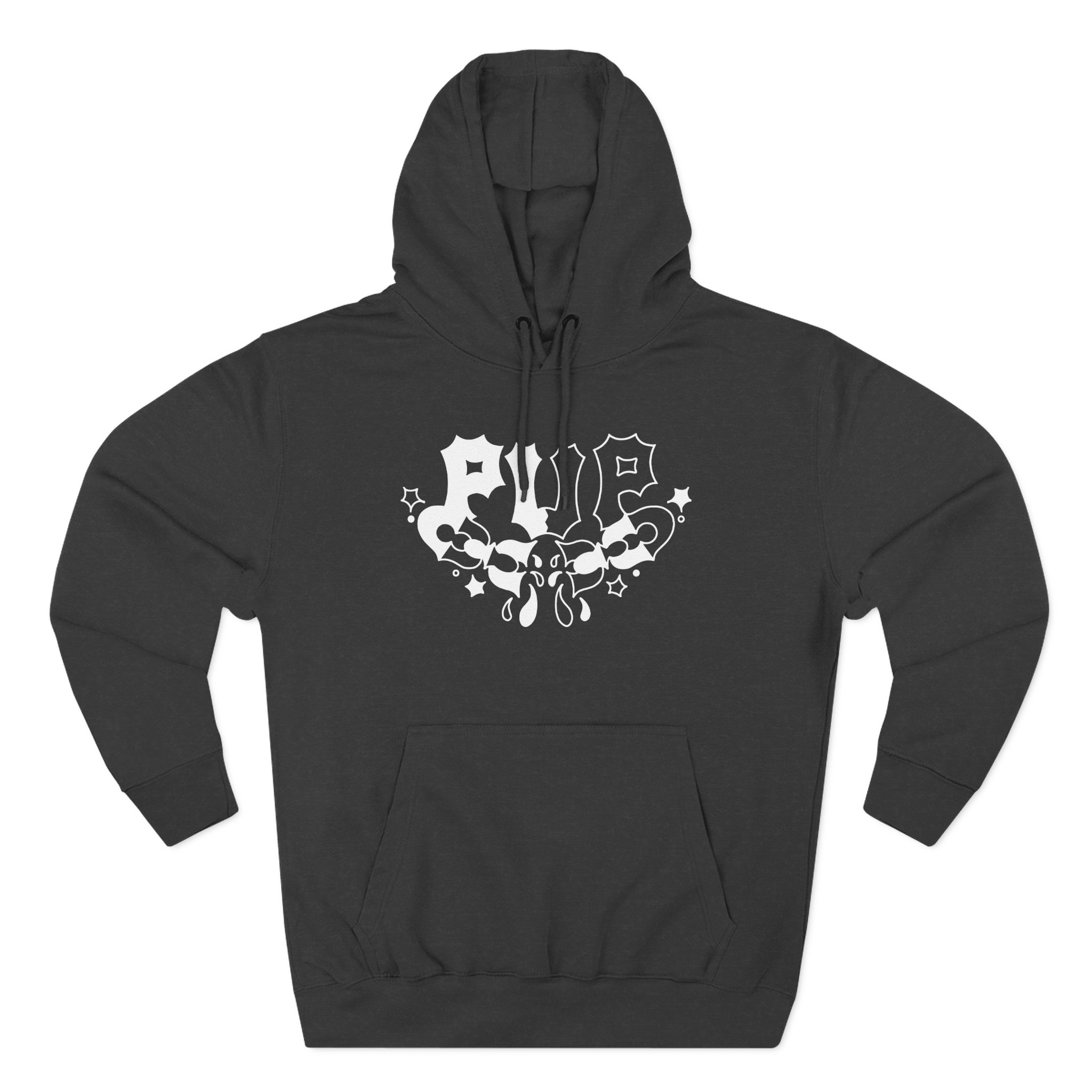 Pup Grim Reaping Three-Panel Fleece Hoodie
