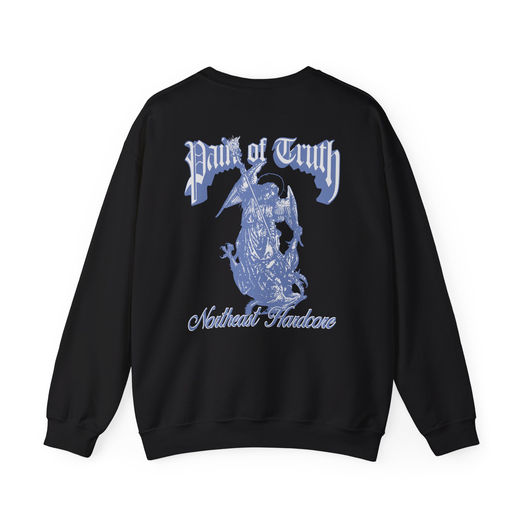 Pain of Truth Not Through Blood Unisex Heavy Blendâ„¢ Crewneck Sweatshirt