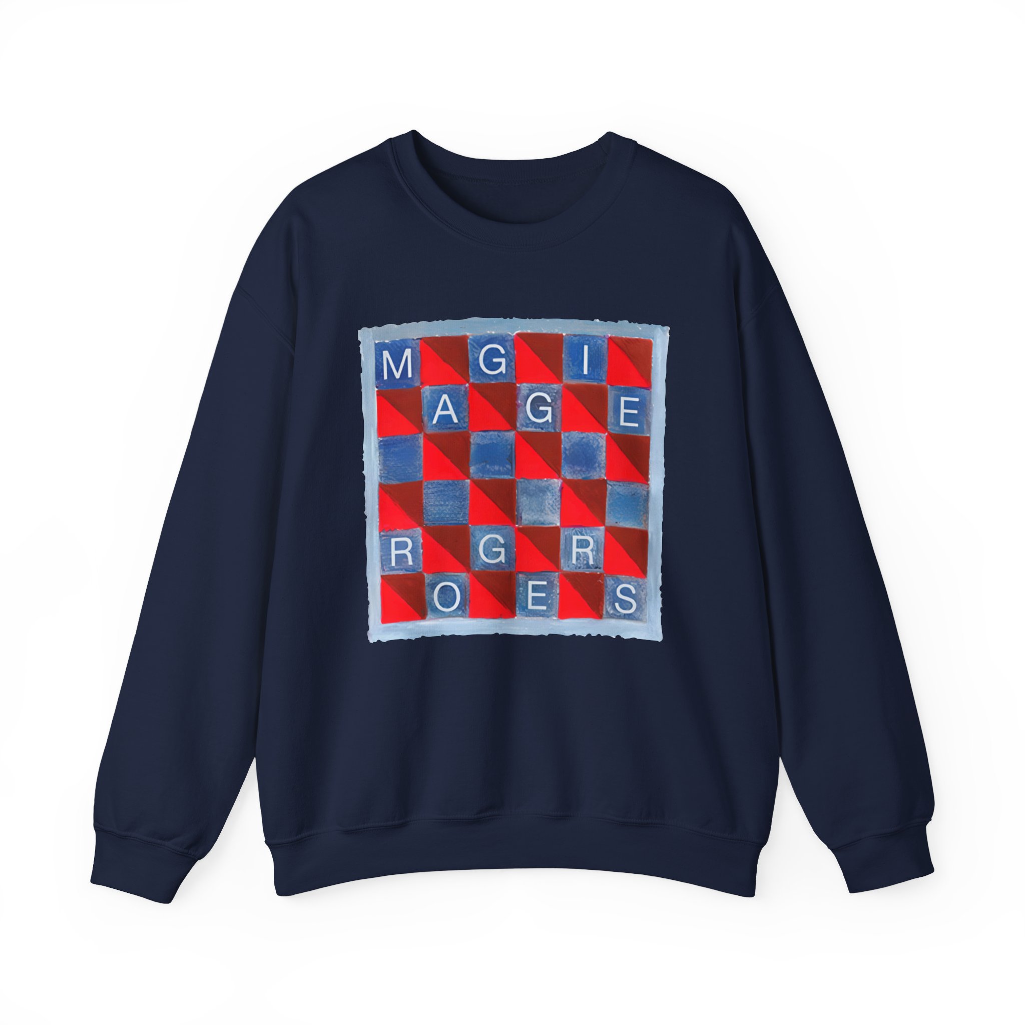Maggie Rogers Checkmate Unisex Heavy Blendâ„¢ Crewneck Sweatshirt