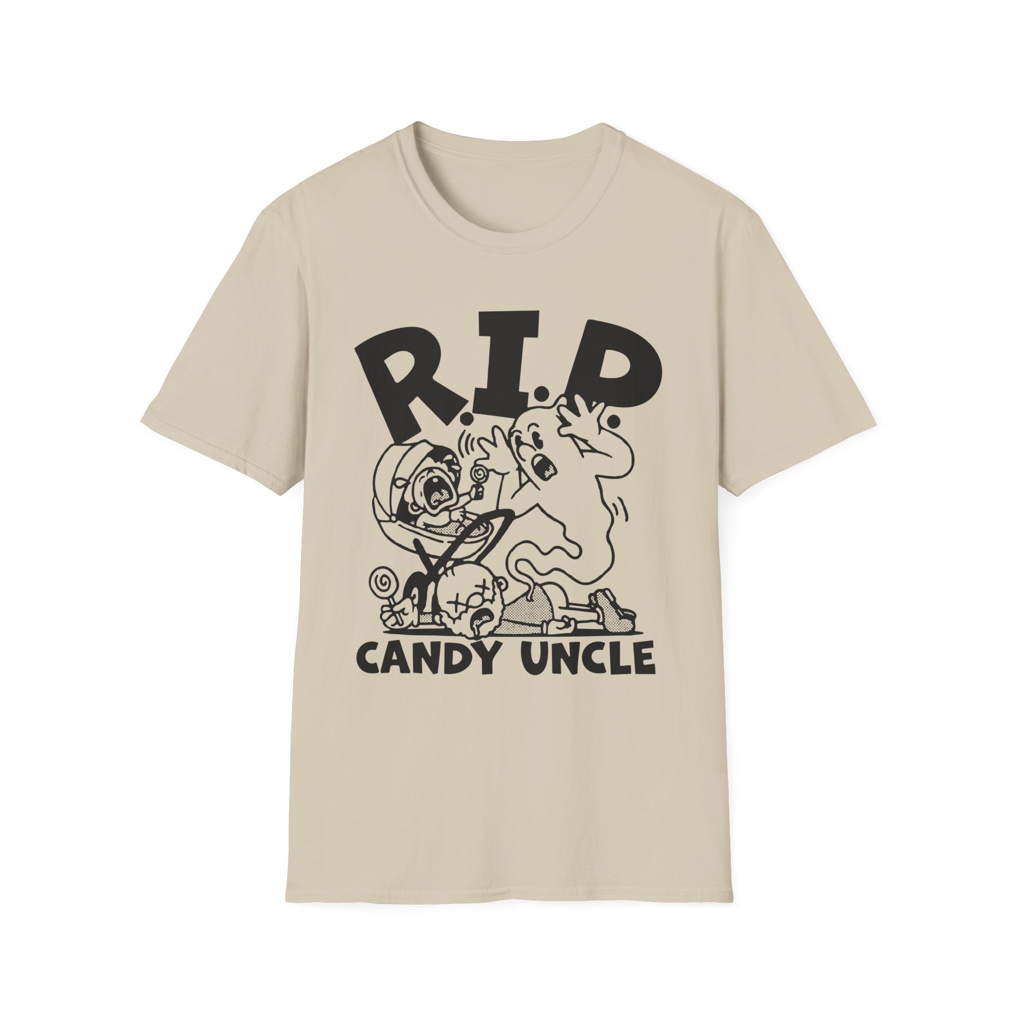 Distractible Candy Uncle Unisex Softstyle T-Shirt