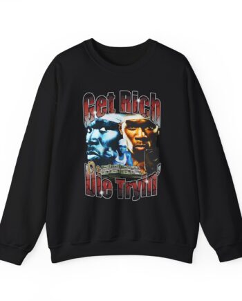 50 Cent Get Rich or Die Tryin Unisex Heavy Blend™ Crewneck Sweatshirt