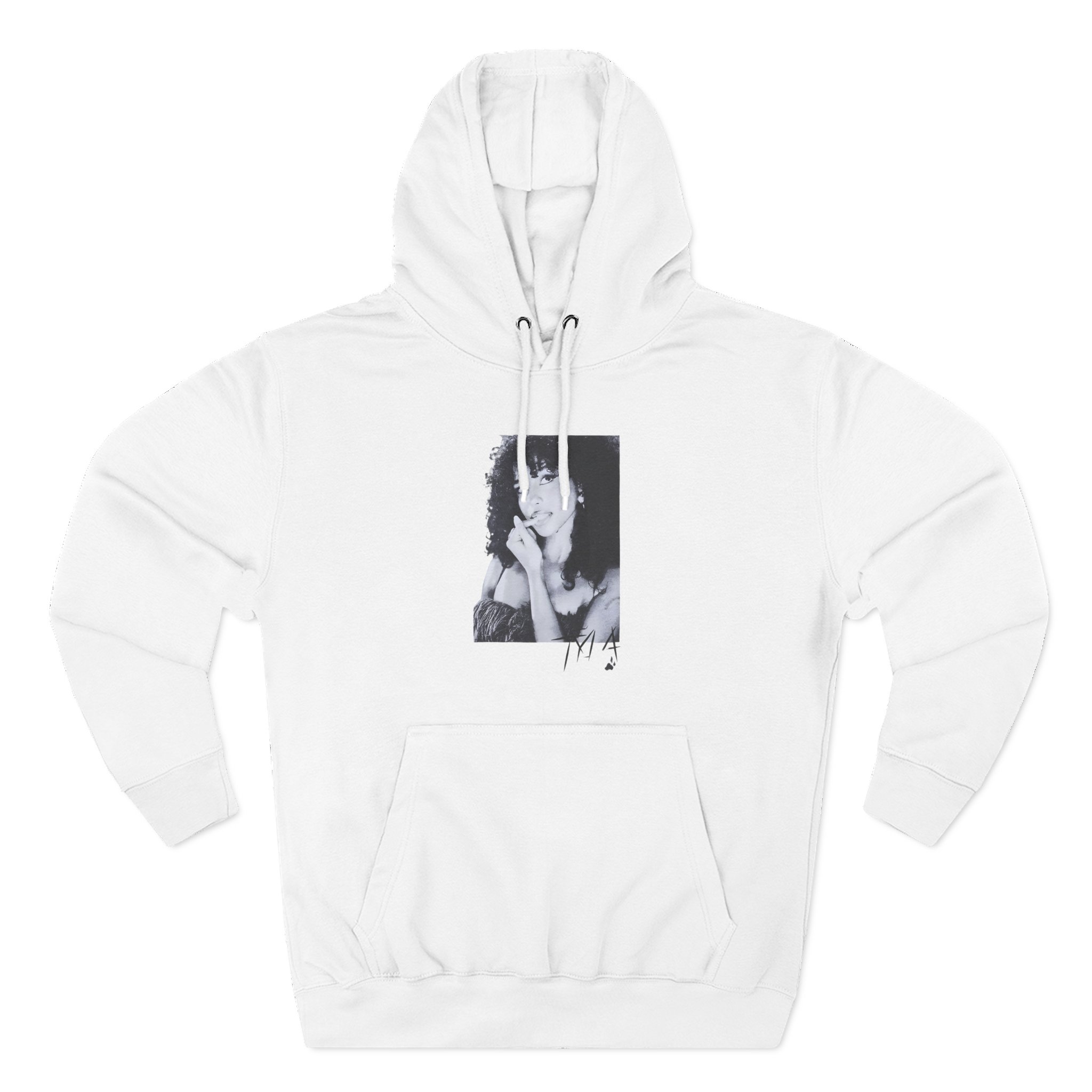 Tyla Portrait & Paw Three-Panel Fleece Hoodie