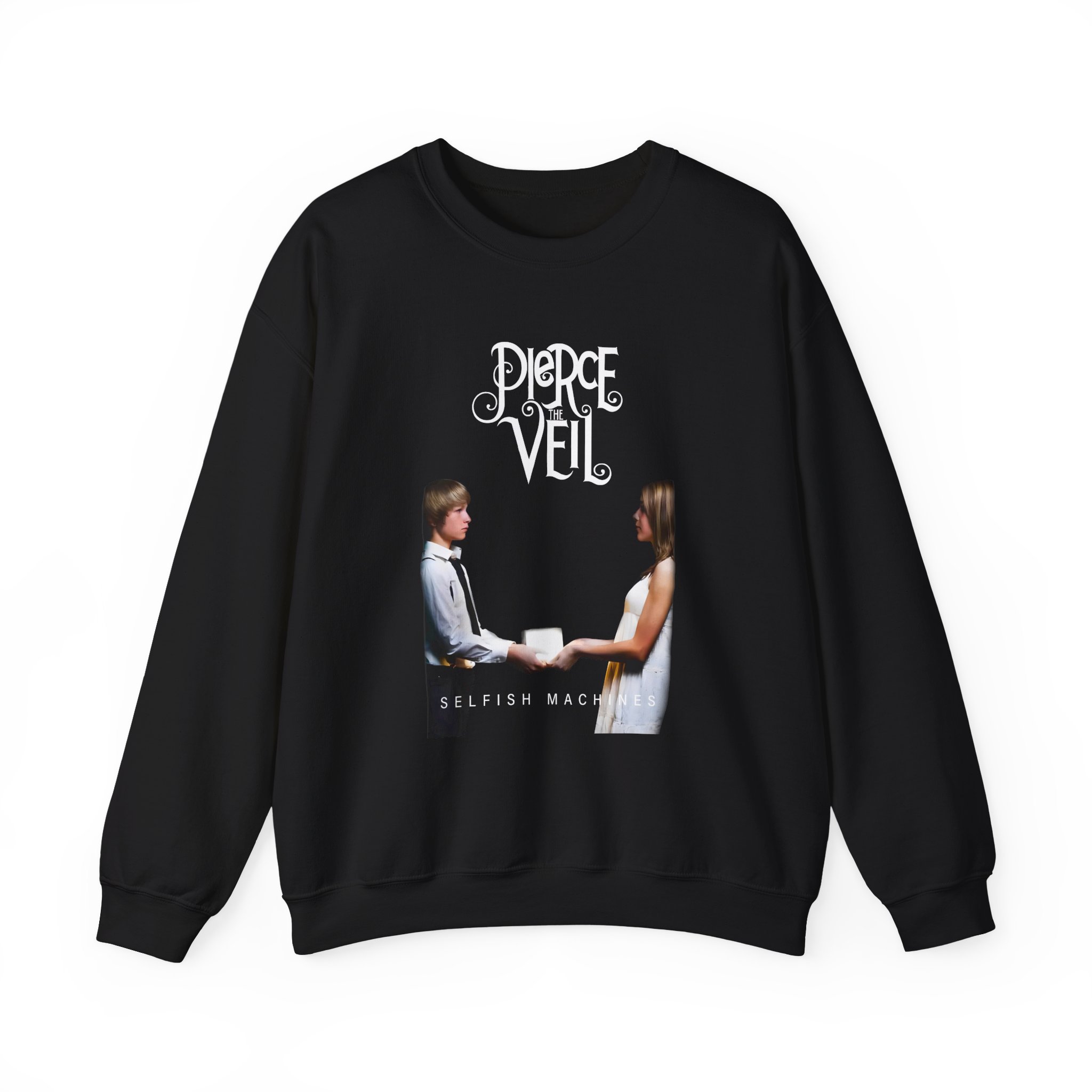 Pierce the Veil Selfish Machines Unisex Heavy Blendâ„¢ Crewneck Sweatshirt