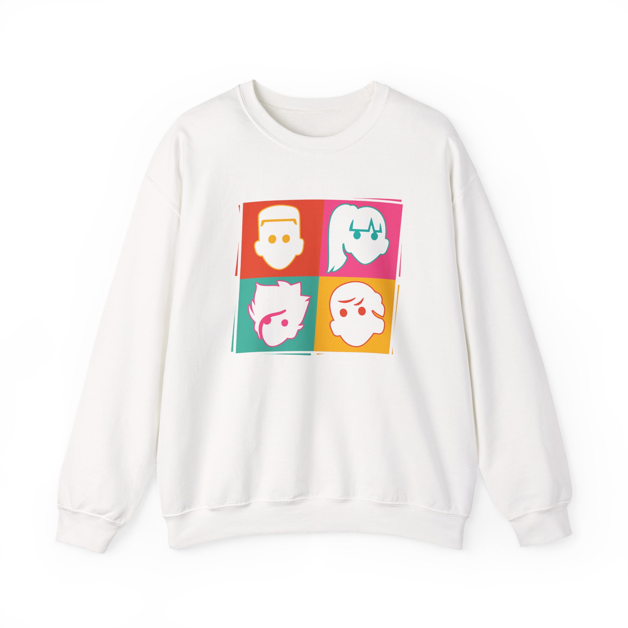 Grounded Faces Unisex Heavy Blendâ„¢ Crewneck Sweatshirt
