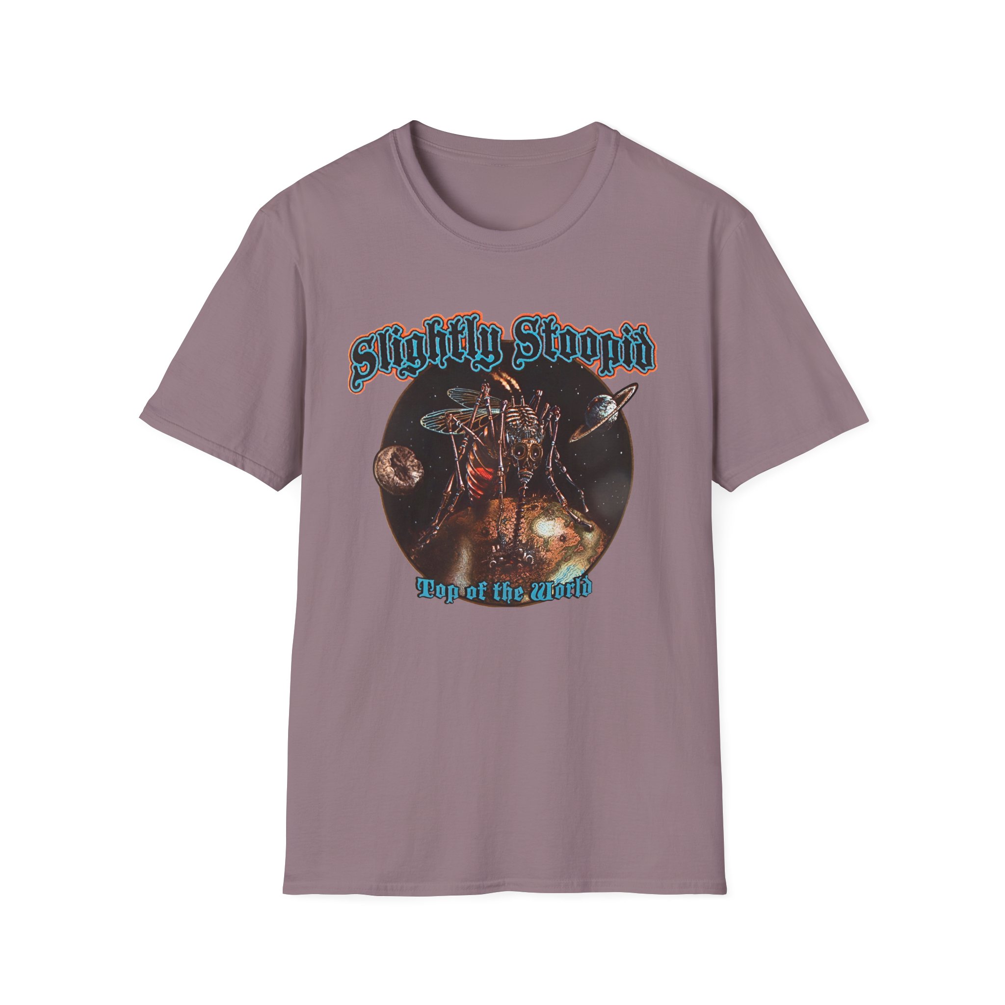 Slightly Stoopid Top of the World Golden Goods Unisex Softstyle T-Shirt