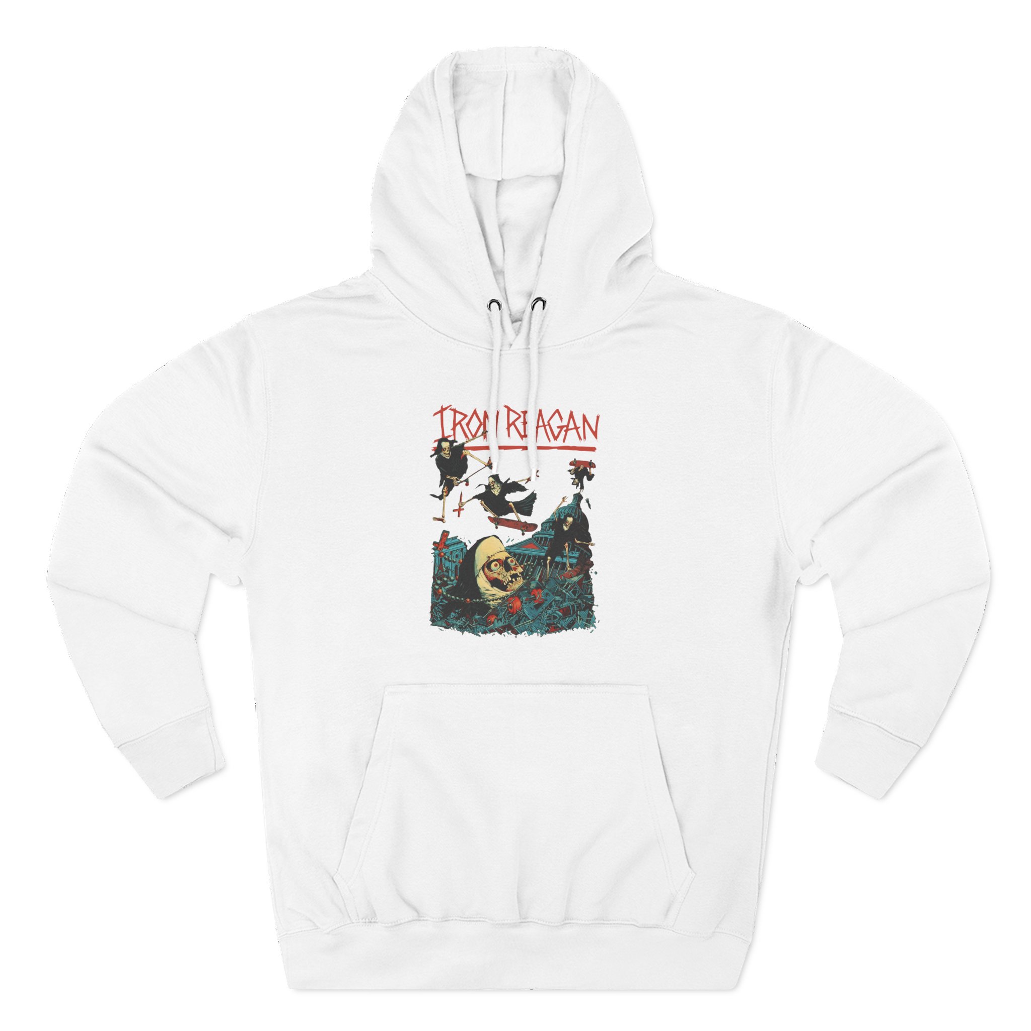 Iron Reagan Three-Panel Fleece Hoodie