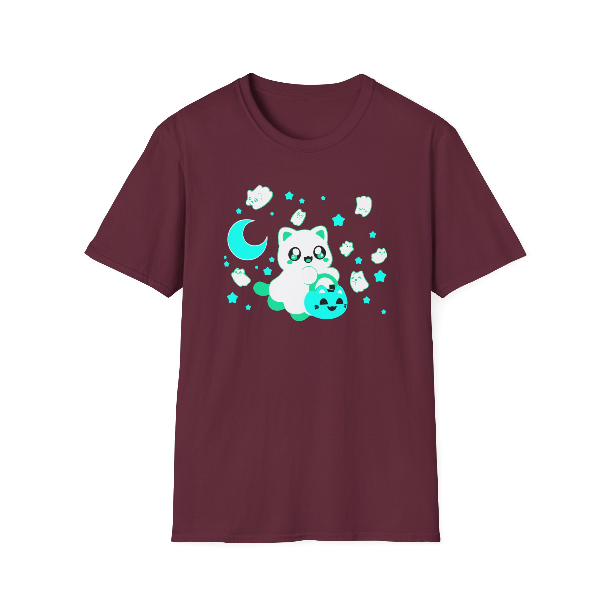 Aphmau Ghost Cat Unisex Softstyle T-Shirt