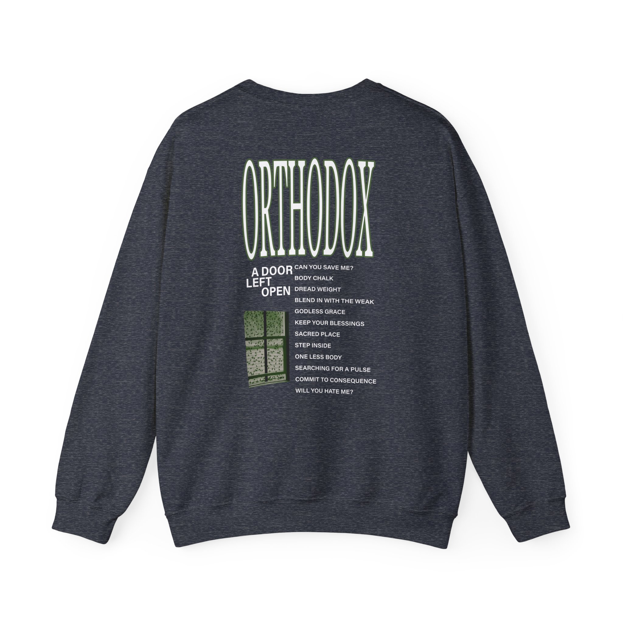 Orthodox a Door Left Open Unisex Heavy Blendâ„¢ Crewneck Sweatshirt