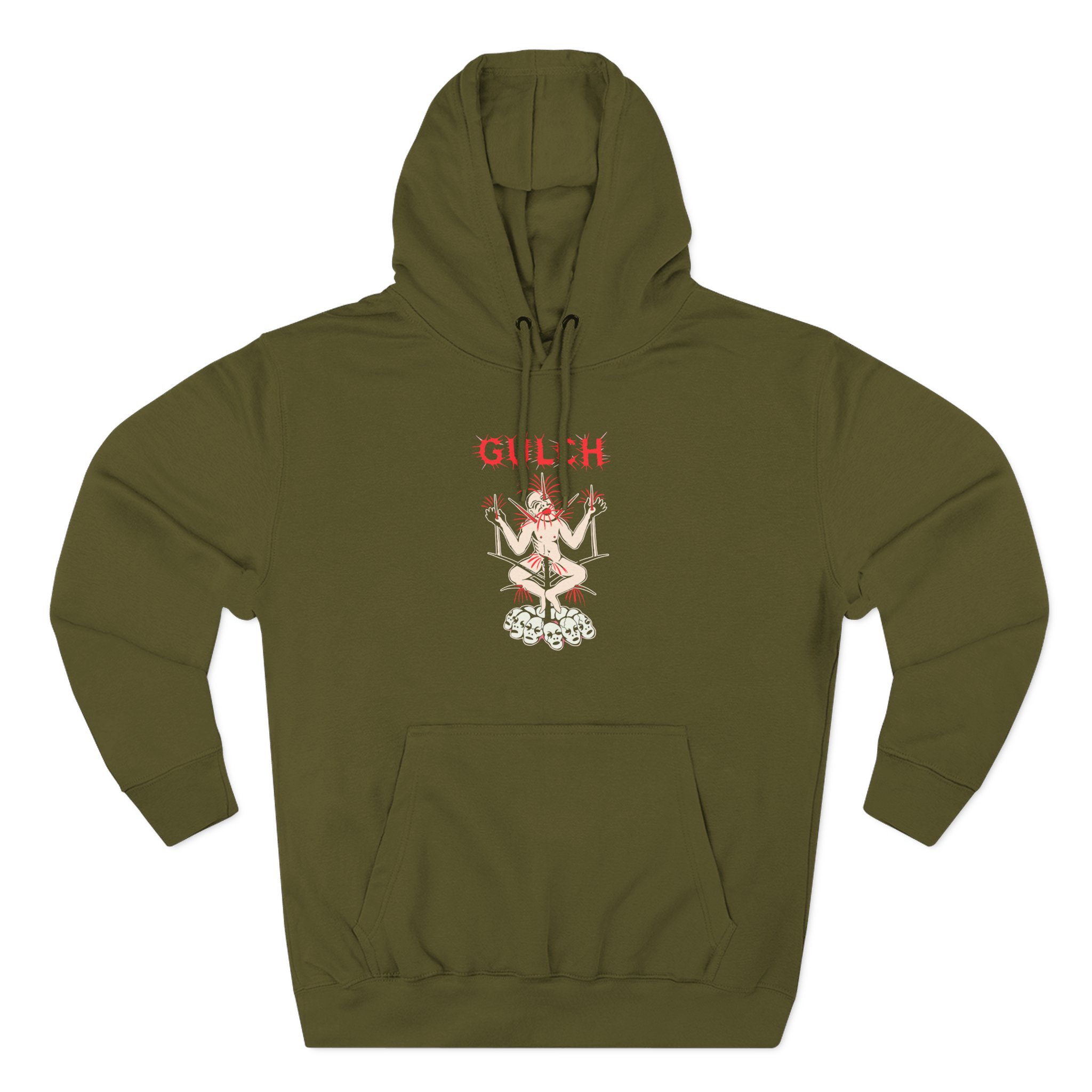 Gulch Impaled Three-Panel Fleece Hoodie