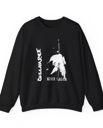 Discharge Never Again Unisex Heavy Blend™ Crewneck Sweatshirt