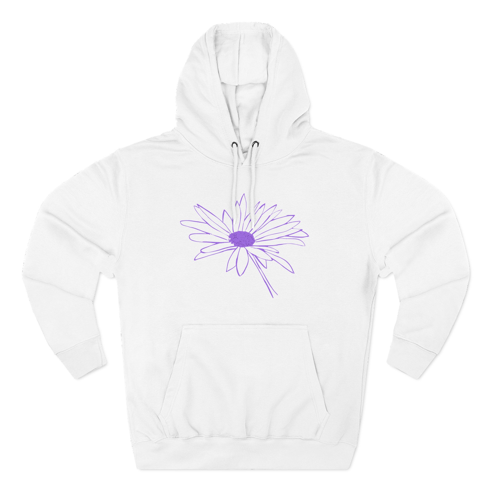 Vance Joy Flower Three-Panel Fleece Hoodie
