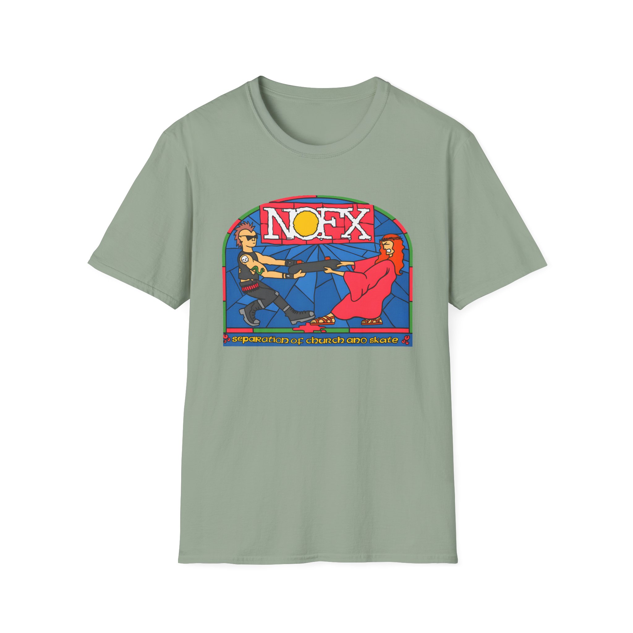Nofx Seperation Unisex Softstyle T-Shirt