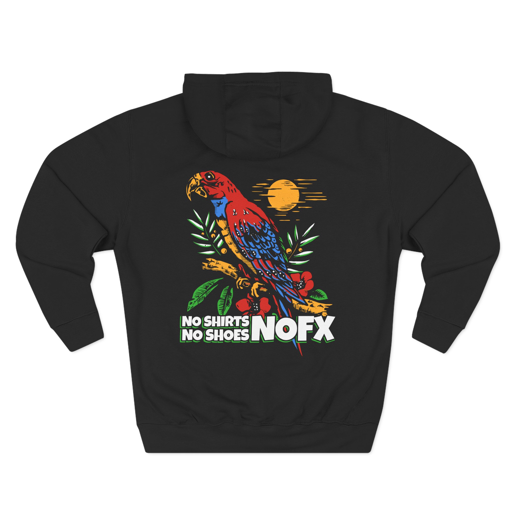 Nofx No Shirt, No Shoes Three-Panel Fleece Hoodie