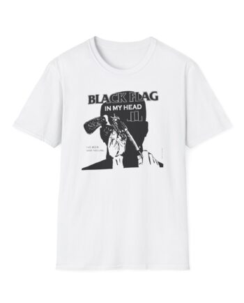 Black Flag in My Head Unisex Softstyle T-Shirt