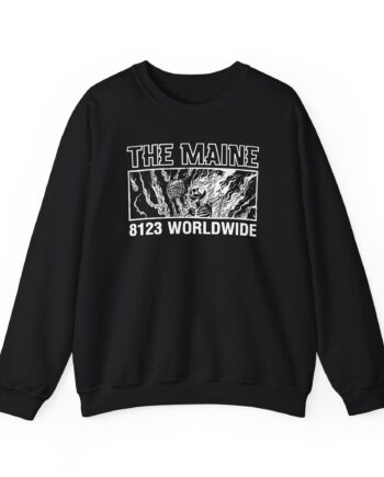 The Maine 8123 Wordwide Unisex Heavy Blend Crewneck Sweatshirt