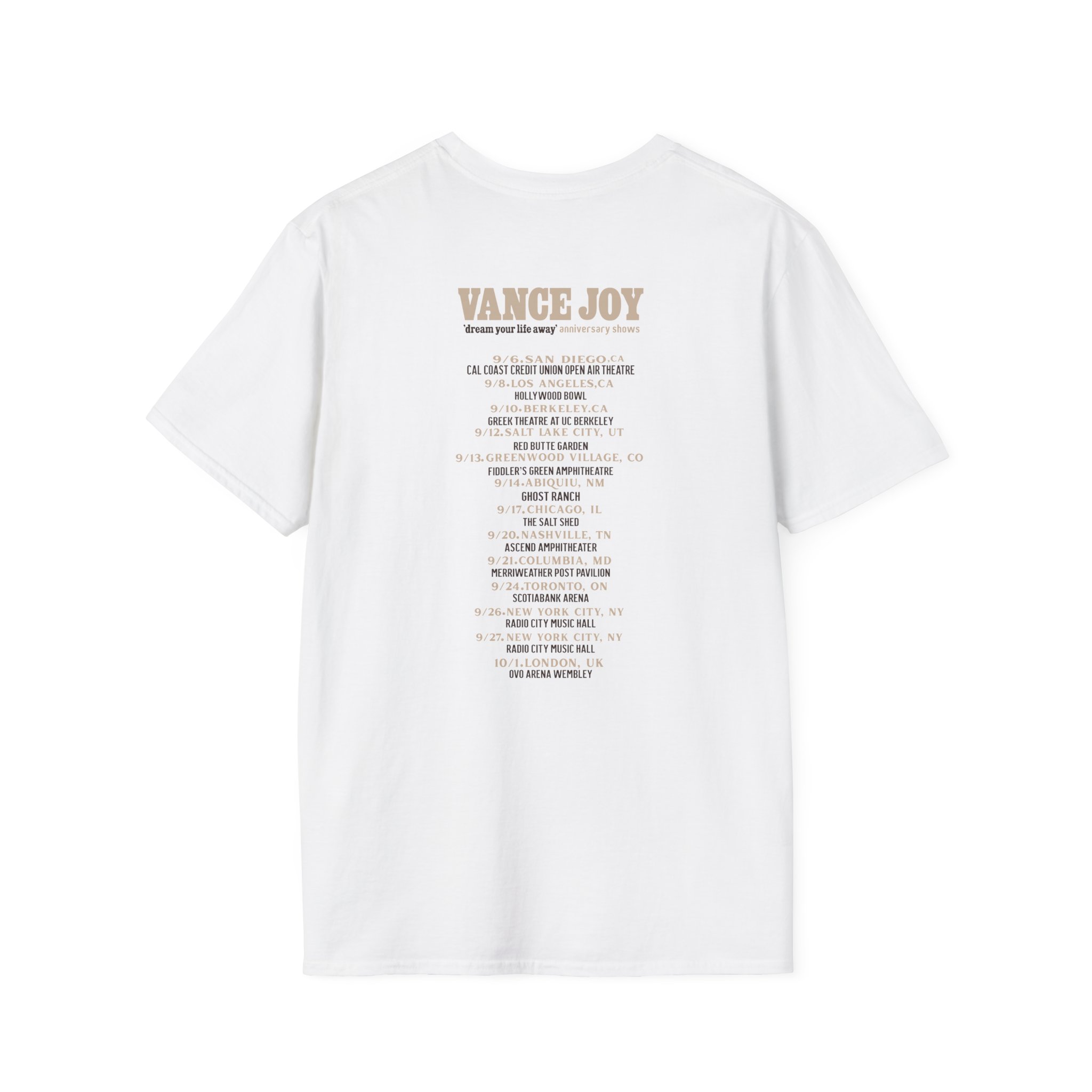 Vance Joy dream your life away Unisex Softstyle T-Shirt