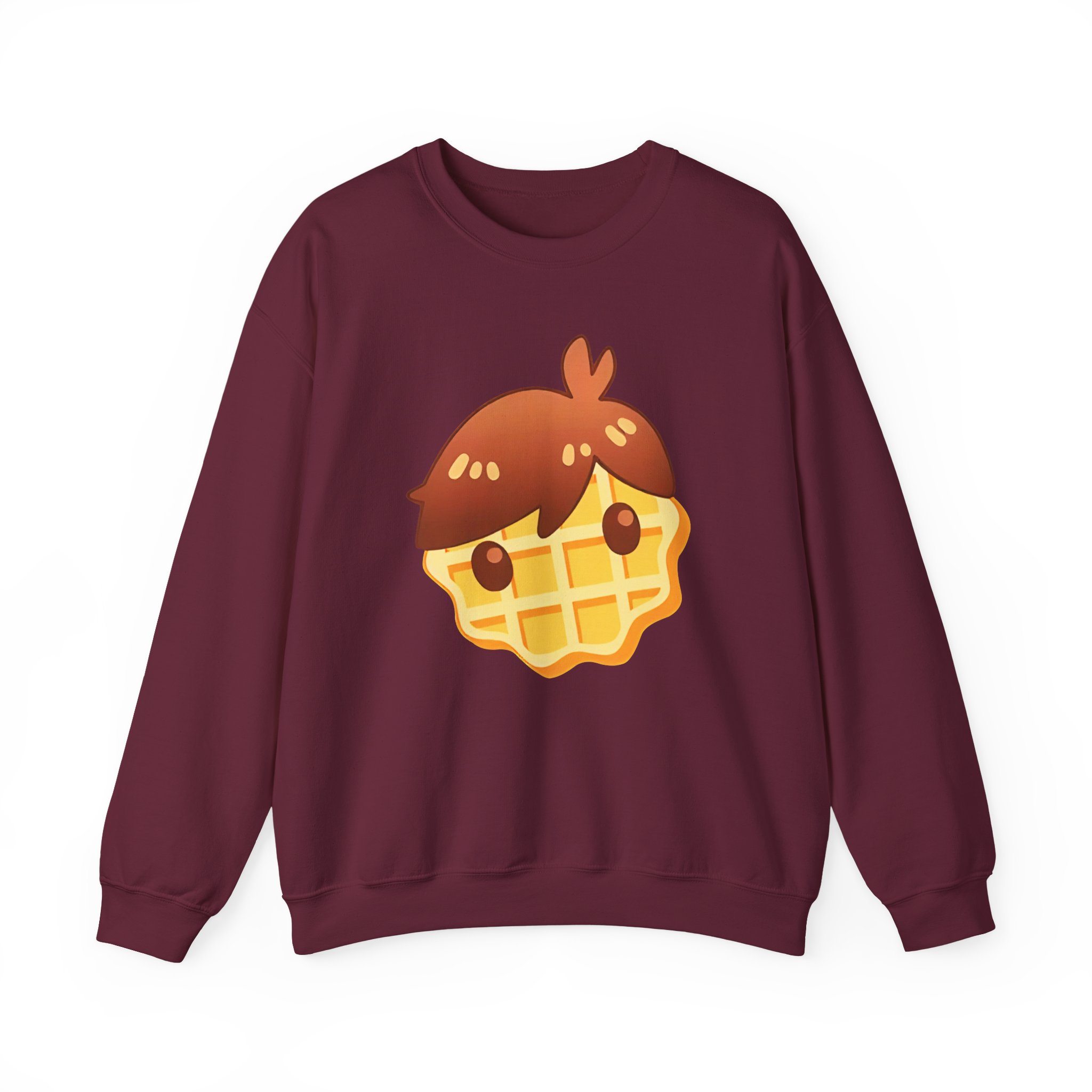 Grian Waffle Head Unisex Heavy Blendâ„¢ Crewneck Sweatshirt