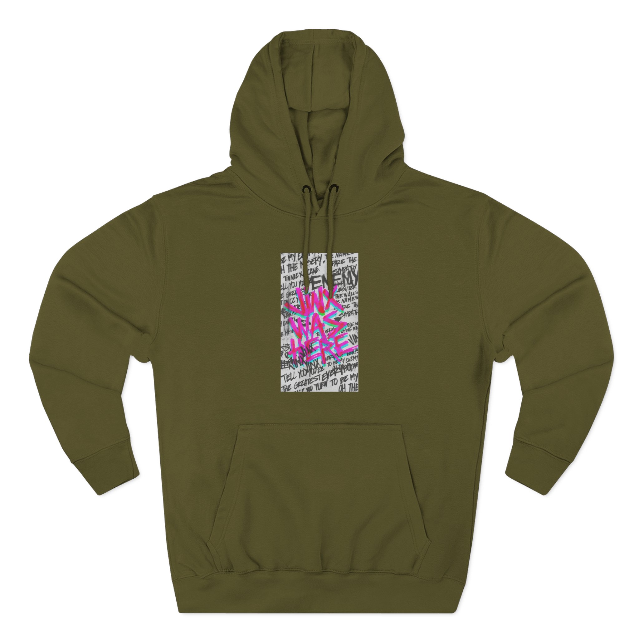 Jinx Three-Panel Fleece Hoodie
