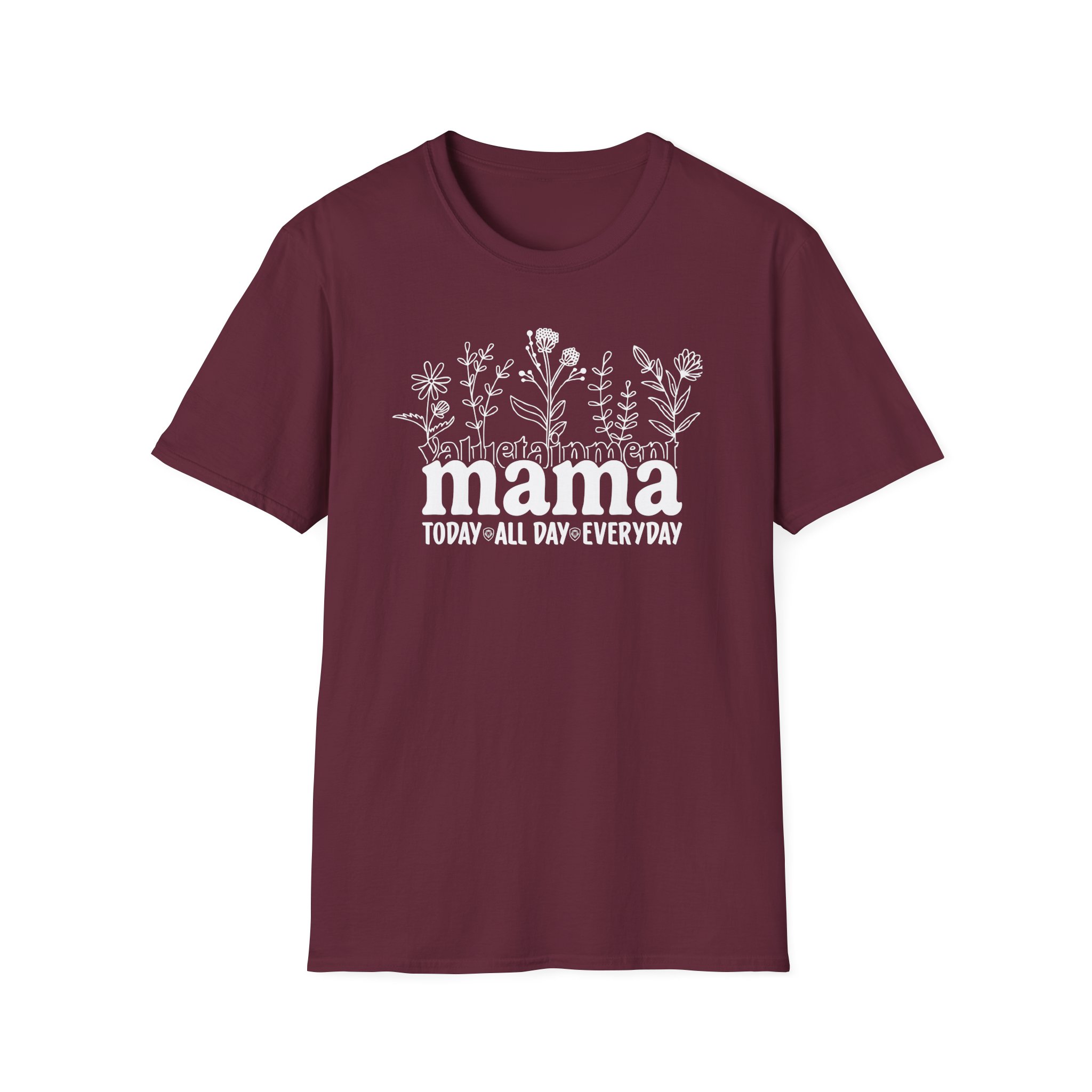 Valuetainment Future Looks Bright Lilac Everyday Vt Mama Unisex Softstyle T-Shirt