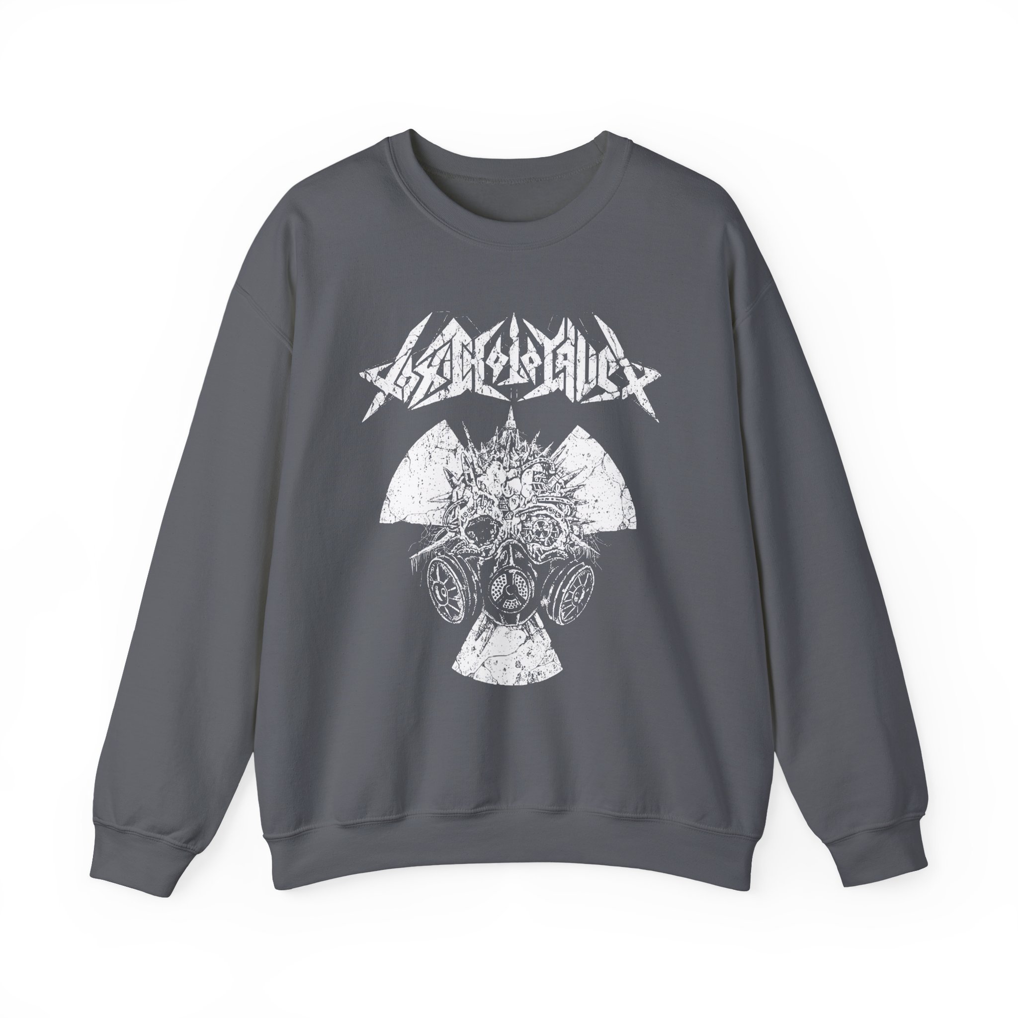 Toxic Holocaust Radiation Gas Mask Unisex Heavy Blendâ„¢ Crewneck Sweatshirt
