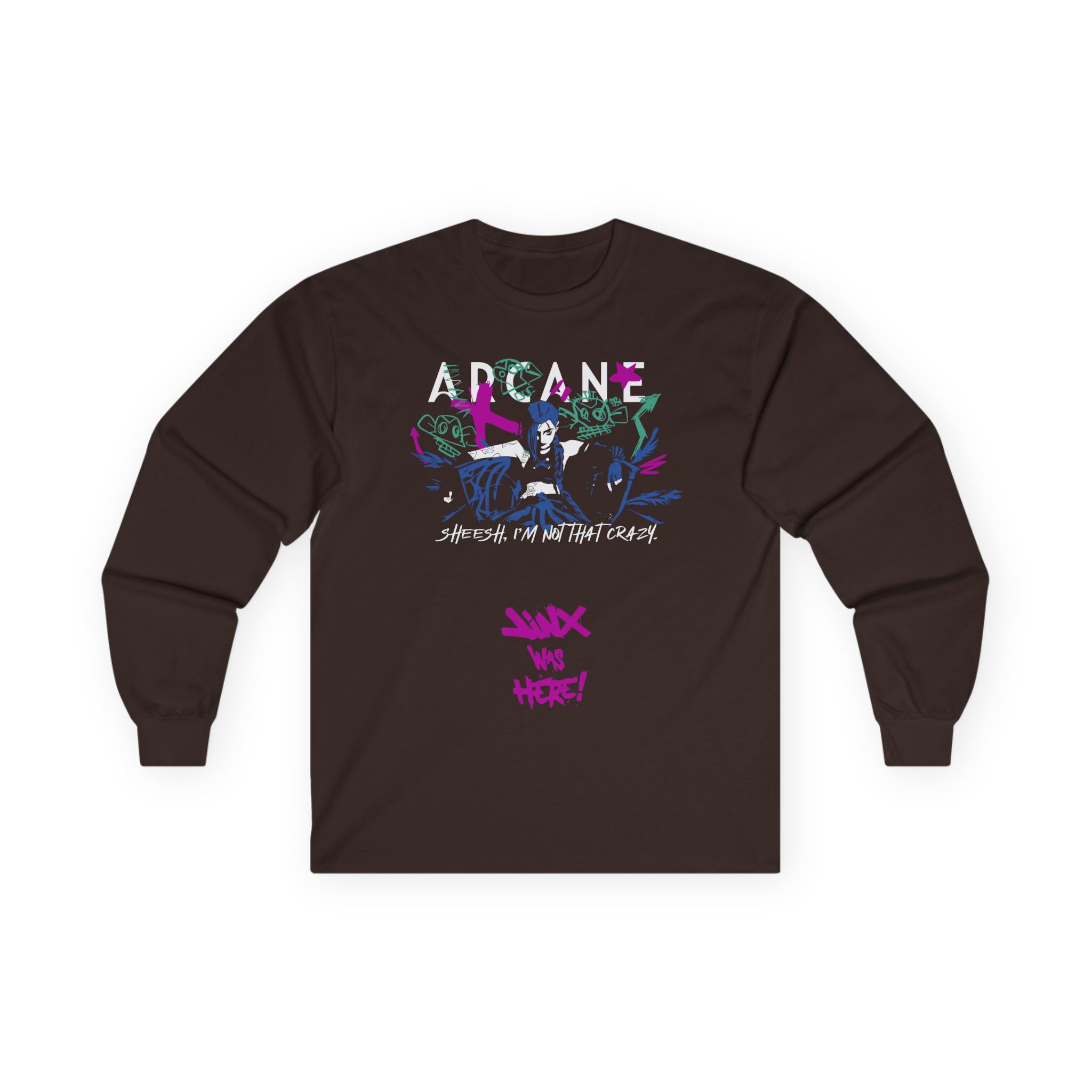 Jinx Arcane Unisex Ultra Cotton Long Sleeve Tee