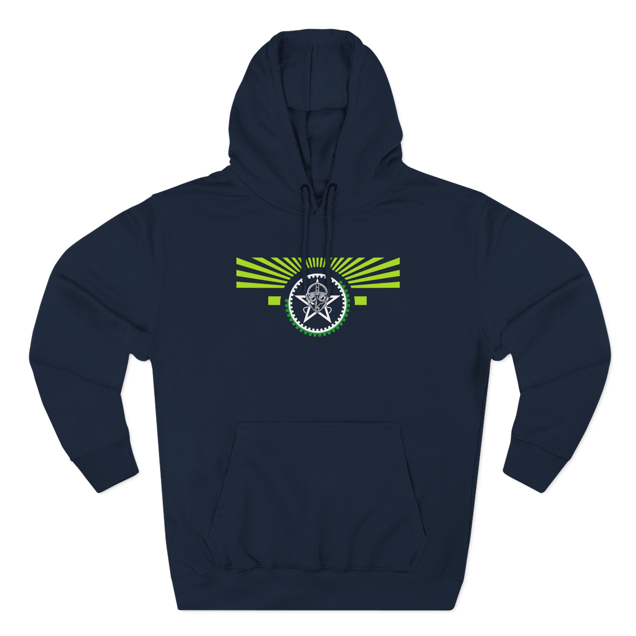 The Sisters of Mercy Green Rays Three-Panel Fleece Hoodie