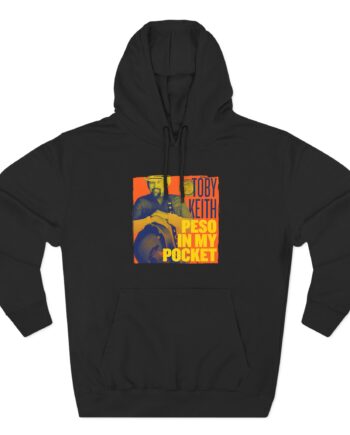 Toby Keith Peso in My Pocket Three-Panel Fleece Hoodie