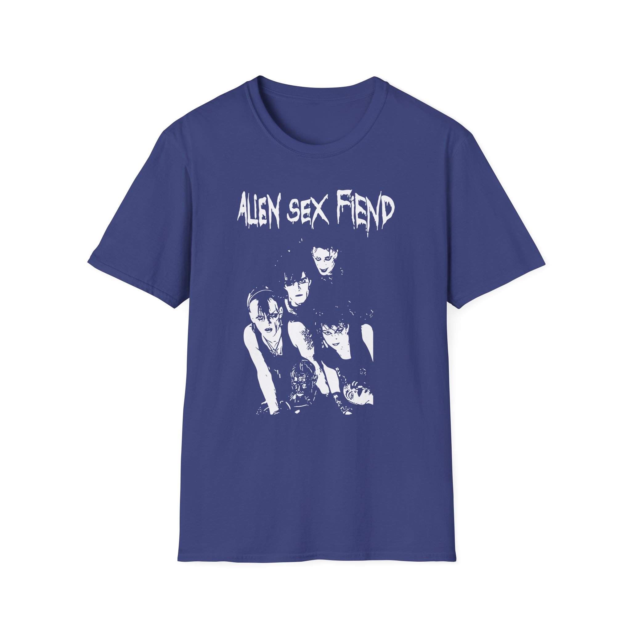 Alien Sex Fiend Band Photo Unisex Softstyle T-Shirt